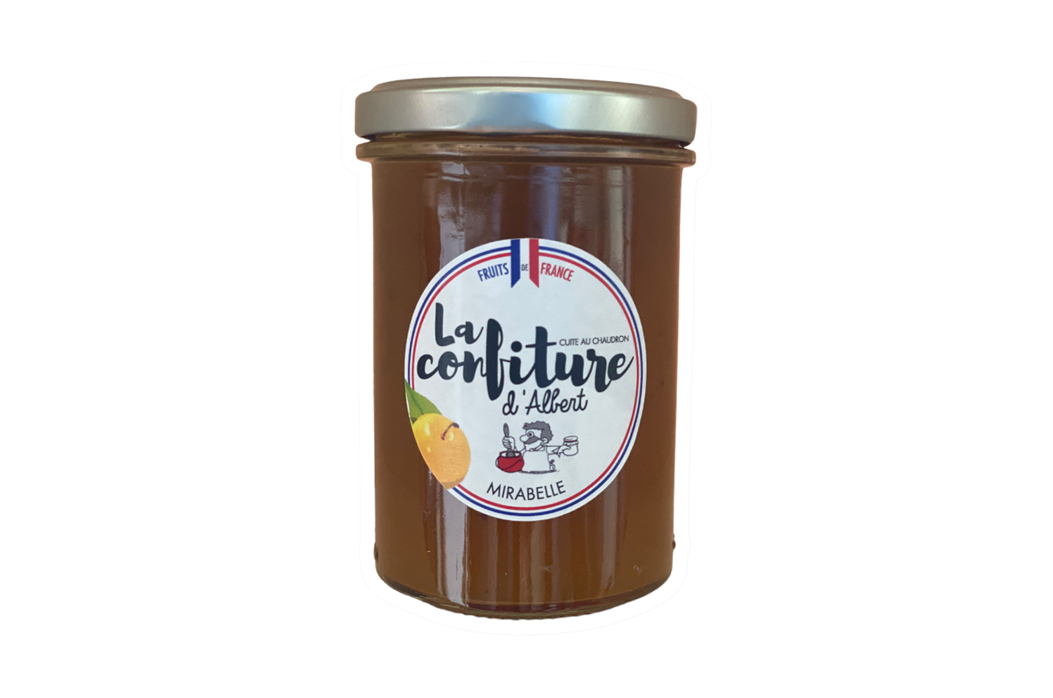 Confiture BIO de mirabelle 230g (Les confitures d'Albert)
