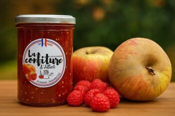 Confiture bio de Pomme Framboise 240g (Les confitures d'Albert)