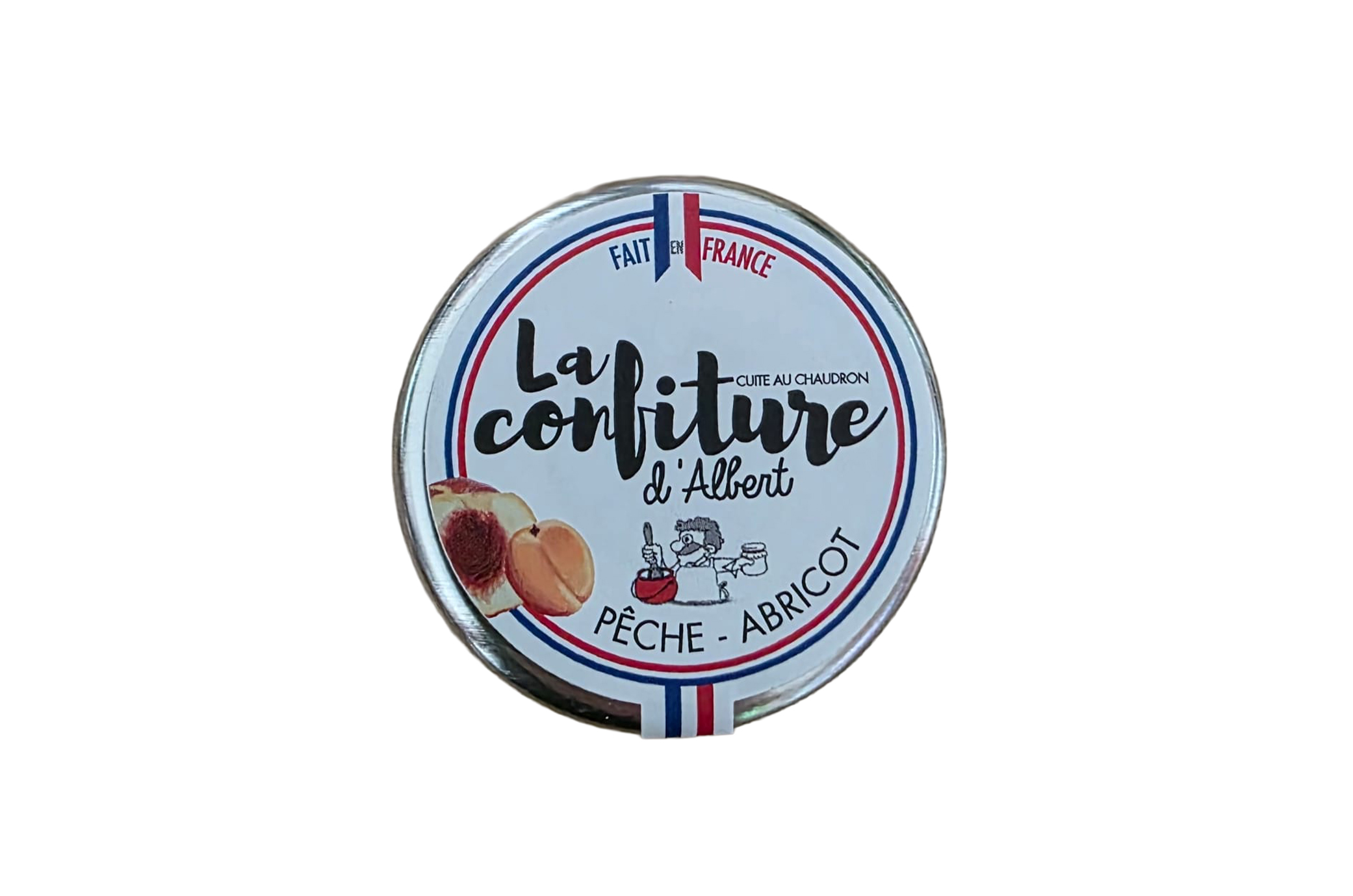 Confiture BIO Pêche-Abricot 30g – La Confiture d’Albert