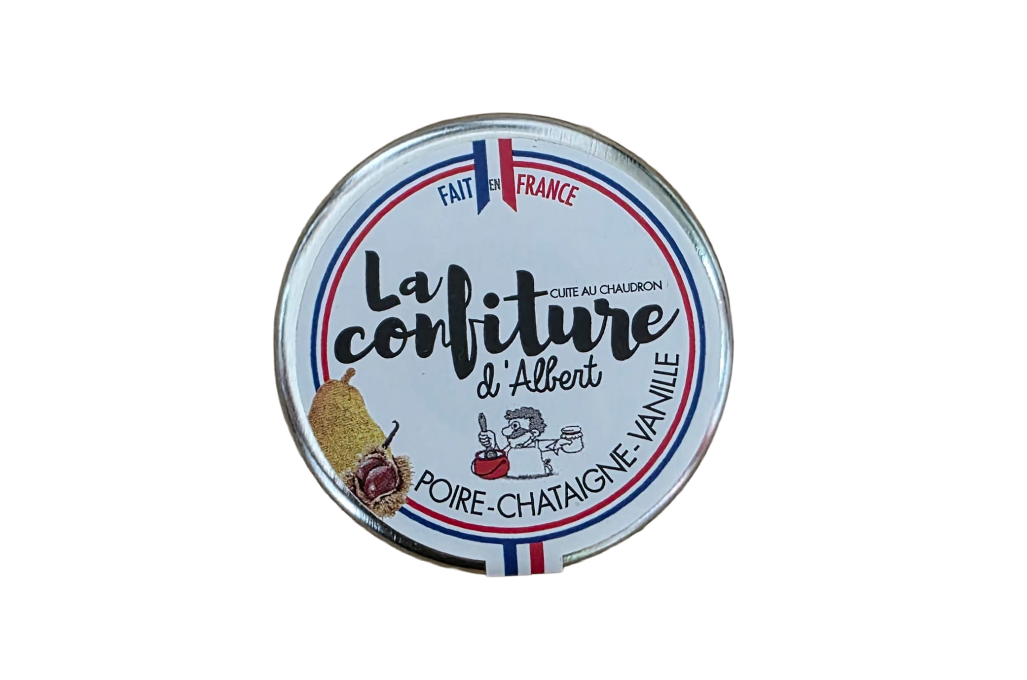 Confiture BIO Poire, Châtaigne & Vanille 30g – La Confiture d’Albert