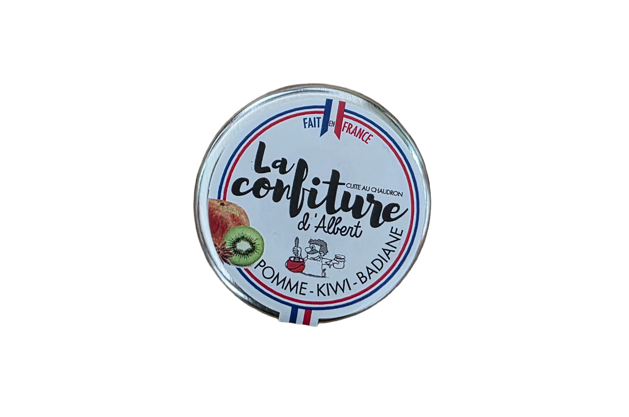 Confiture BIO Pomme-Kiwi-Badiane 30g – La Confiture d’Albert
