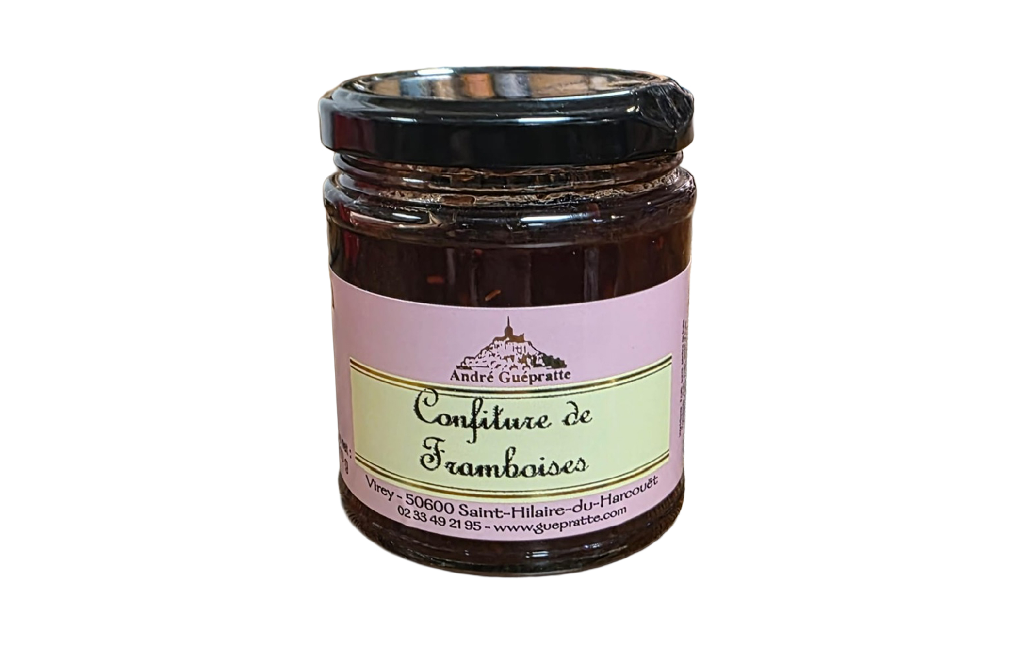 Confiture de Framboises 210g – André Guepratte