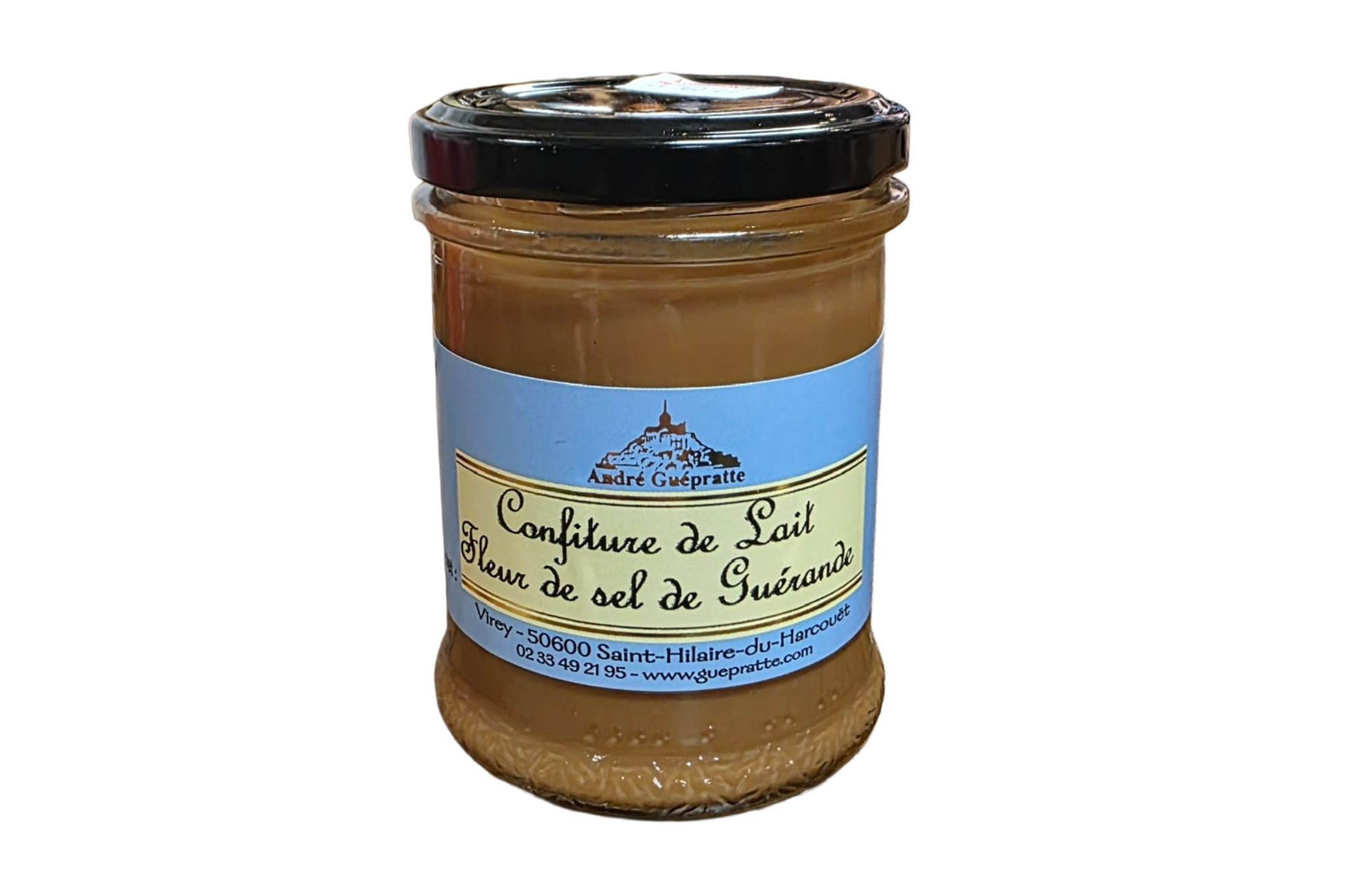 Confiture de Lait à la Fleur de Sel de Guérande 210g – André Guepratte