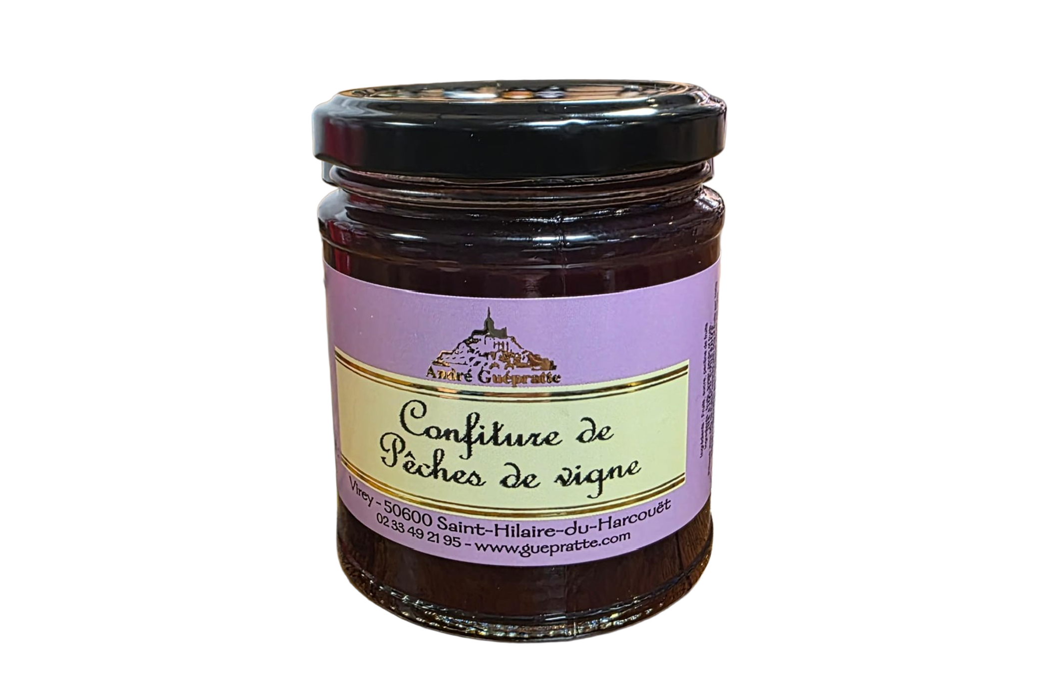 Confiture de Pêches de Vigne 210g – André Guepratte