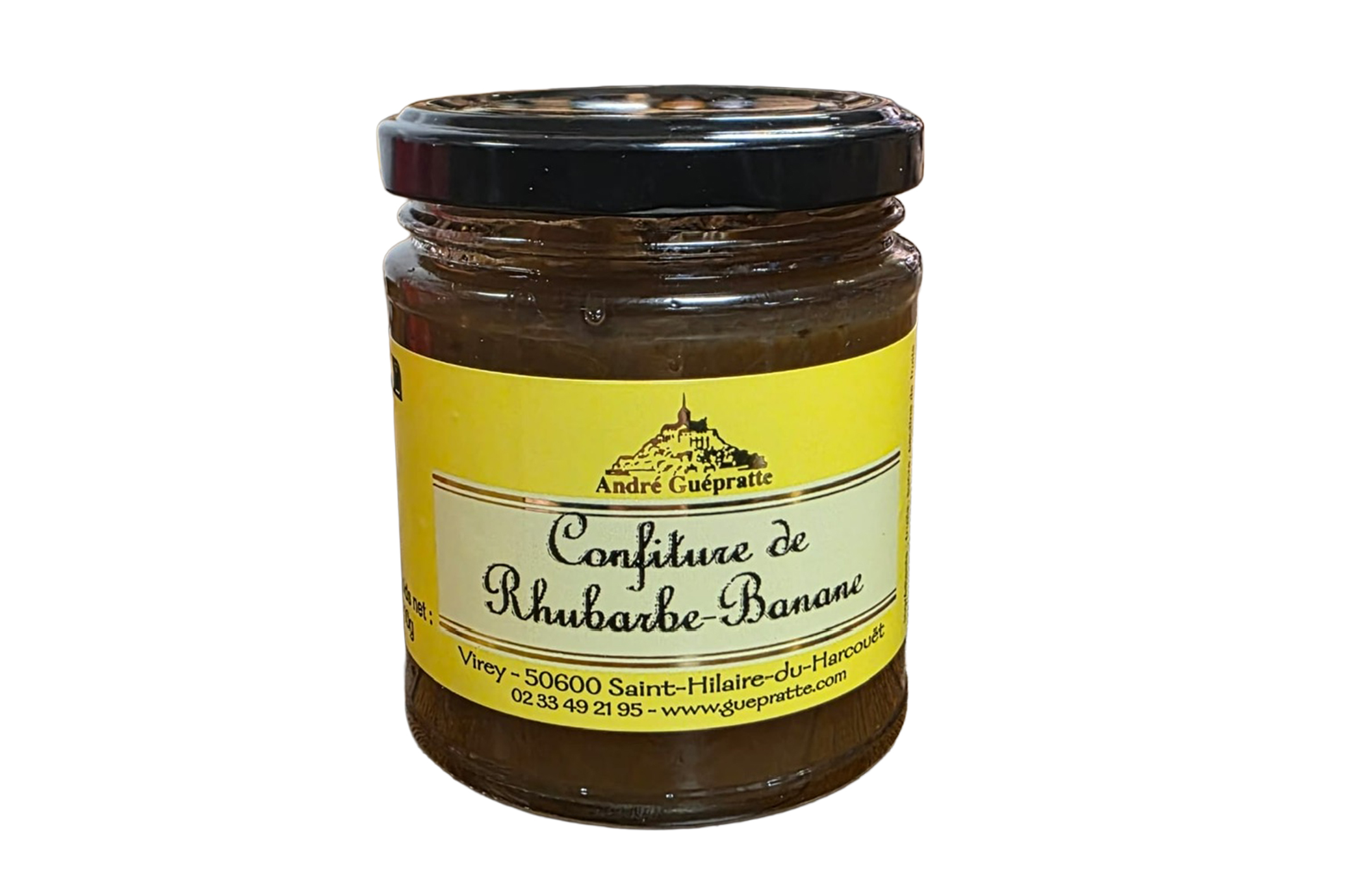 Confiture de Rhubarbe & Banane 210g – André Guepratte