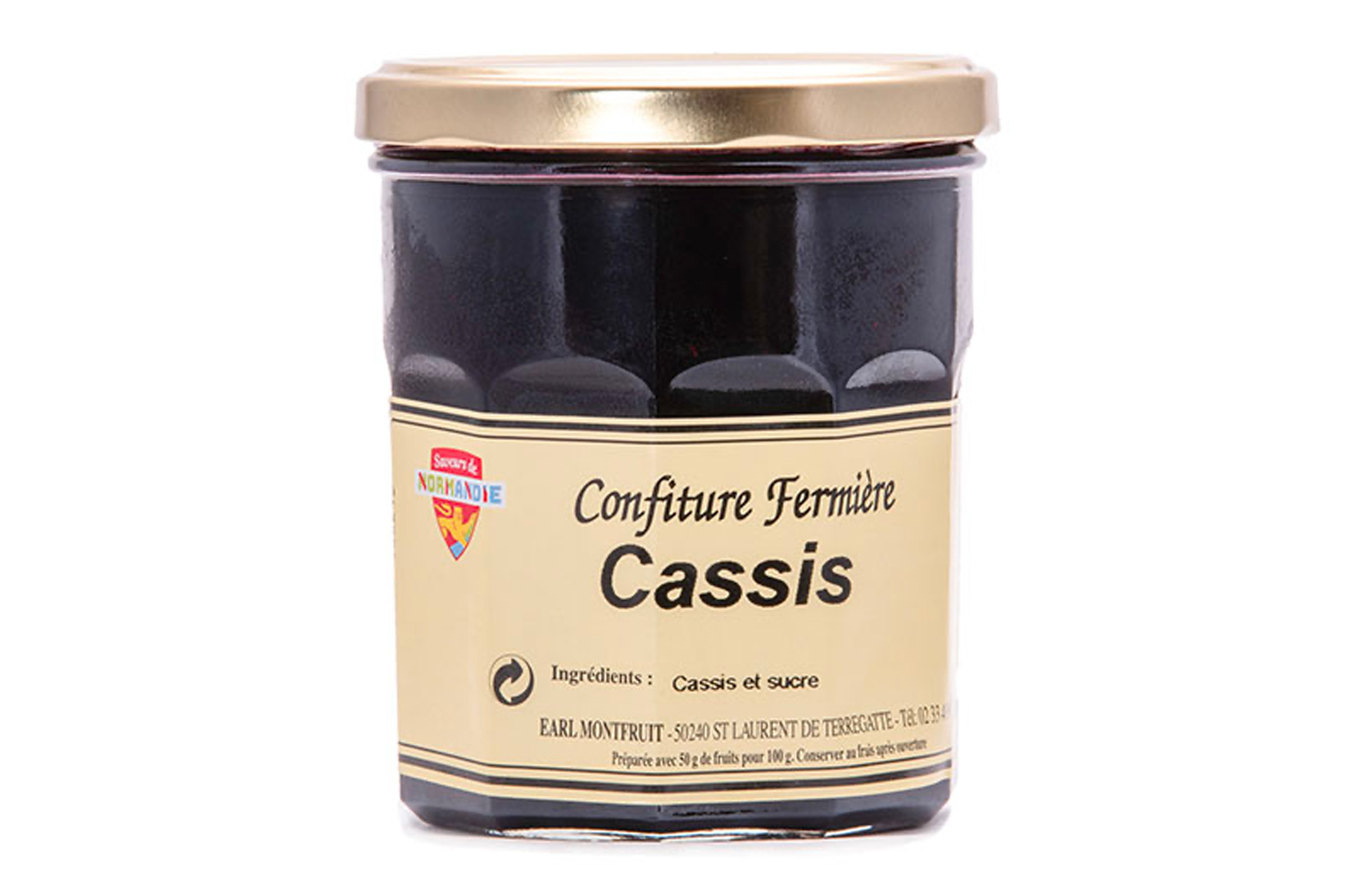 Confiture MONFRUIT Cassis 360g