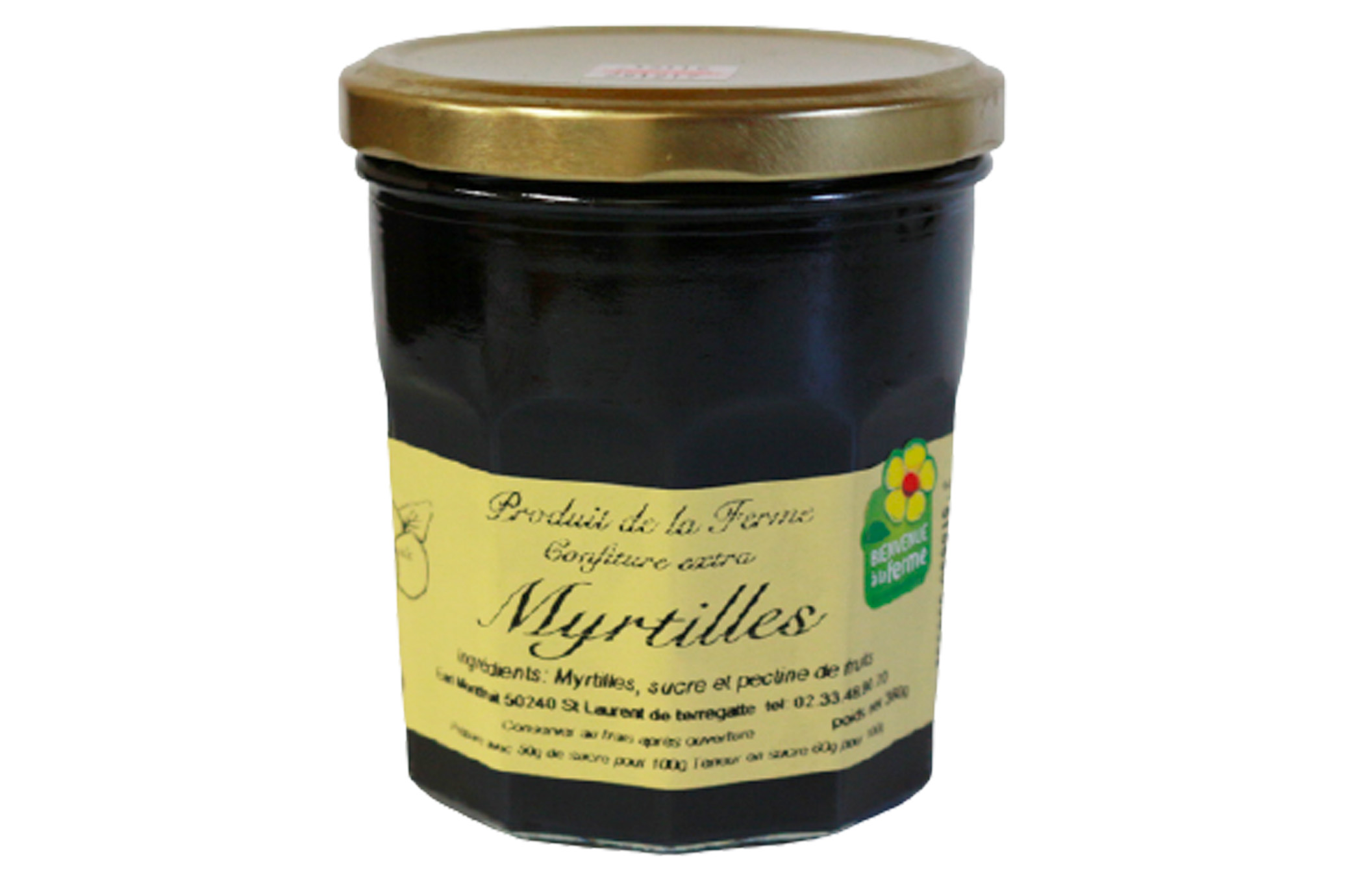 Confiture MONFRUIT Myrtilles 360g