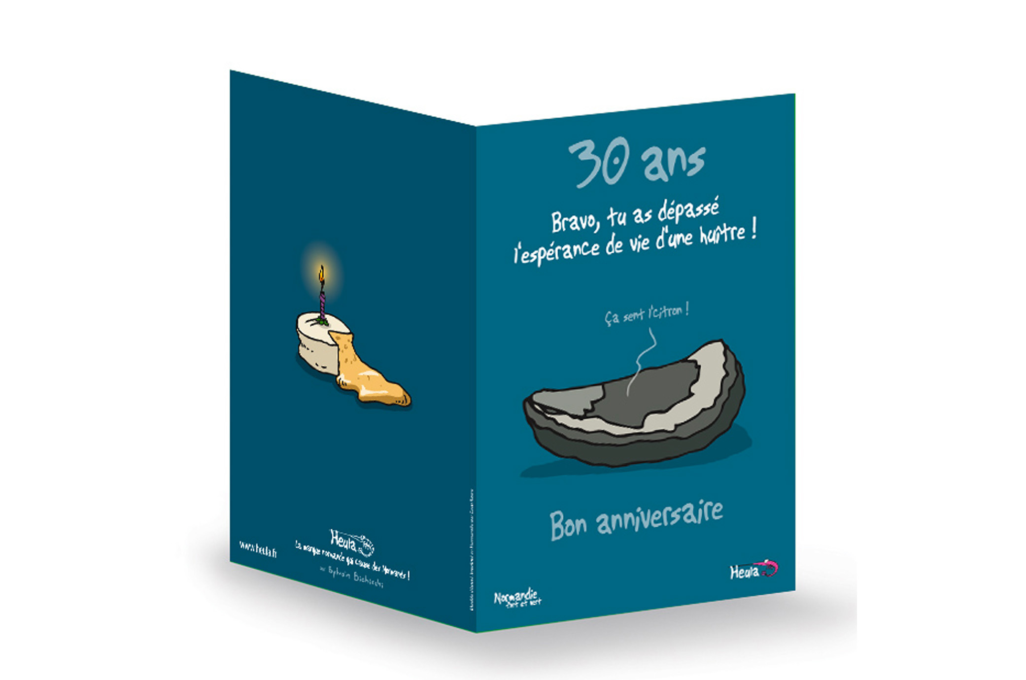 CP Souhait Anniv 30 ans avec enveloppe
