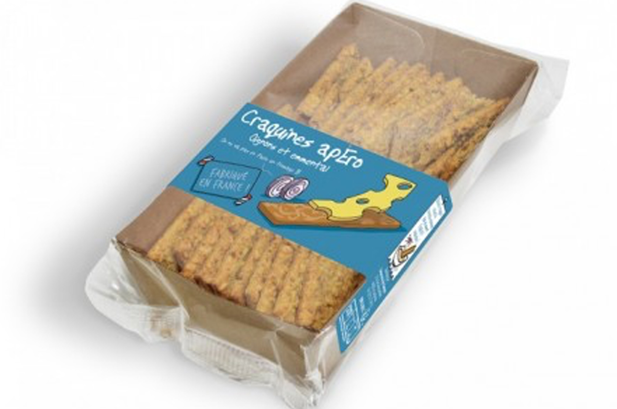 Craquines Apéro Emmental et Oignons 80g – Maison DV