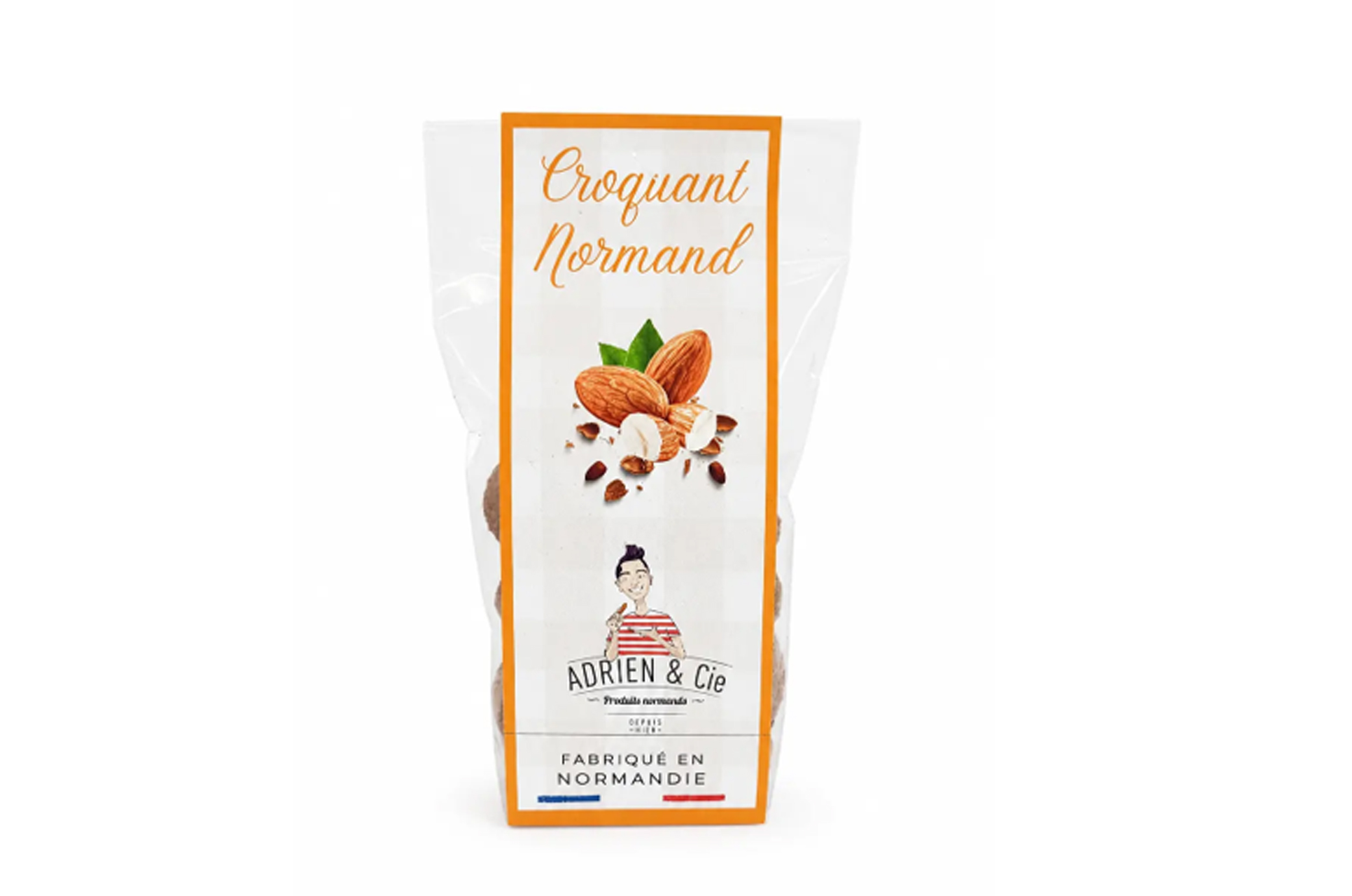 Croquants Normands – Biscuits sucrés artisanaux – Adrien & Cie – 60 g