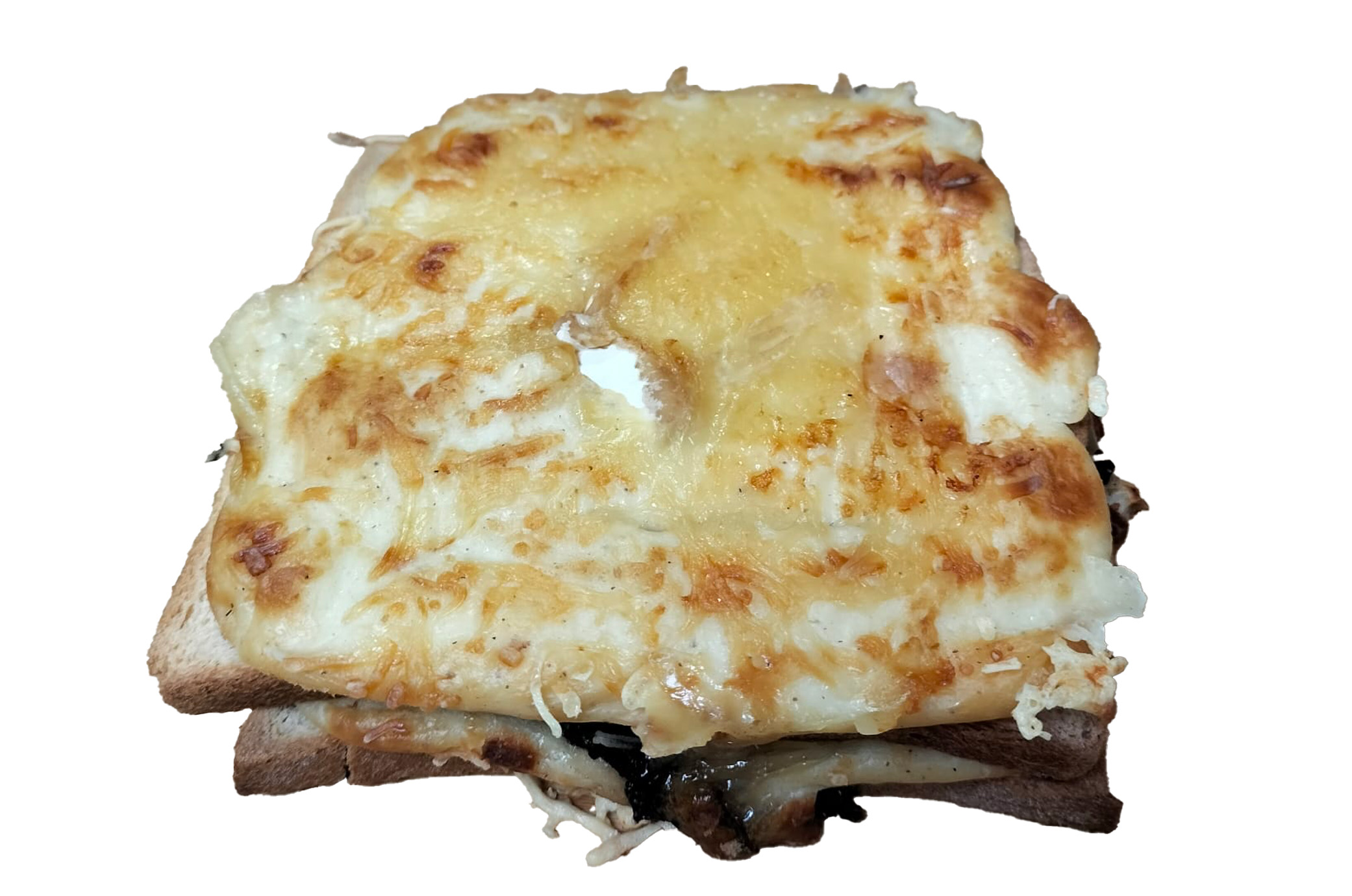 CROQUE JAMBON CAMEMBERT CHAMPIGNONS