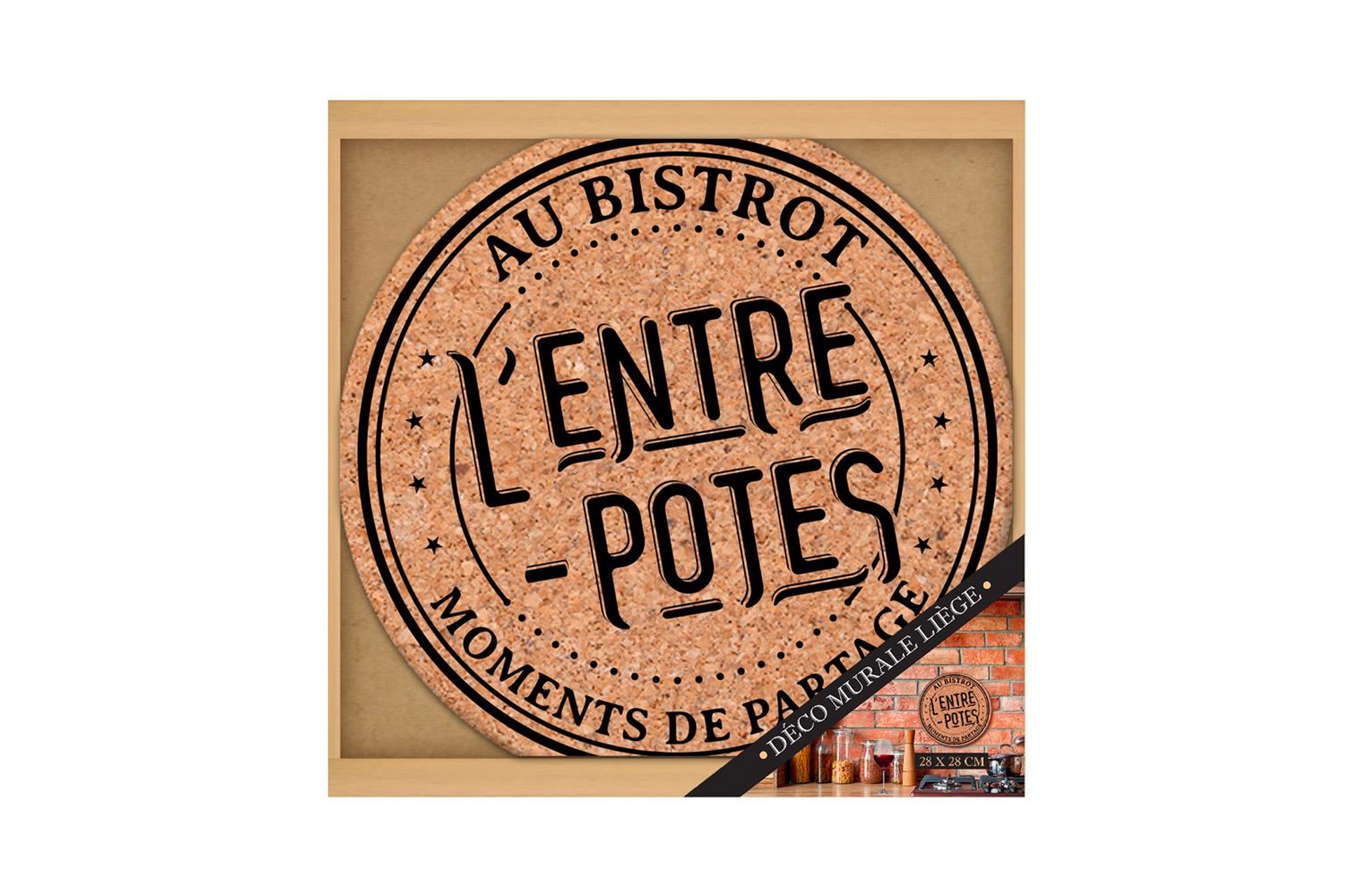 Deco murale liège "entre potes"