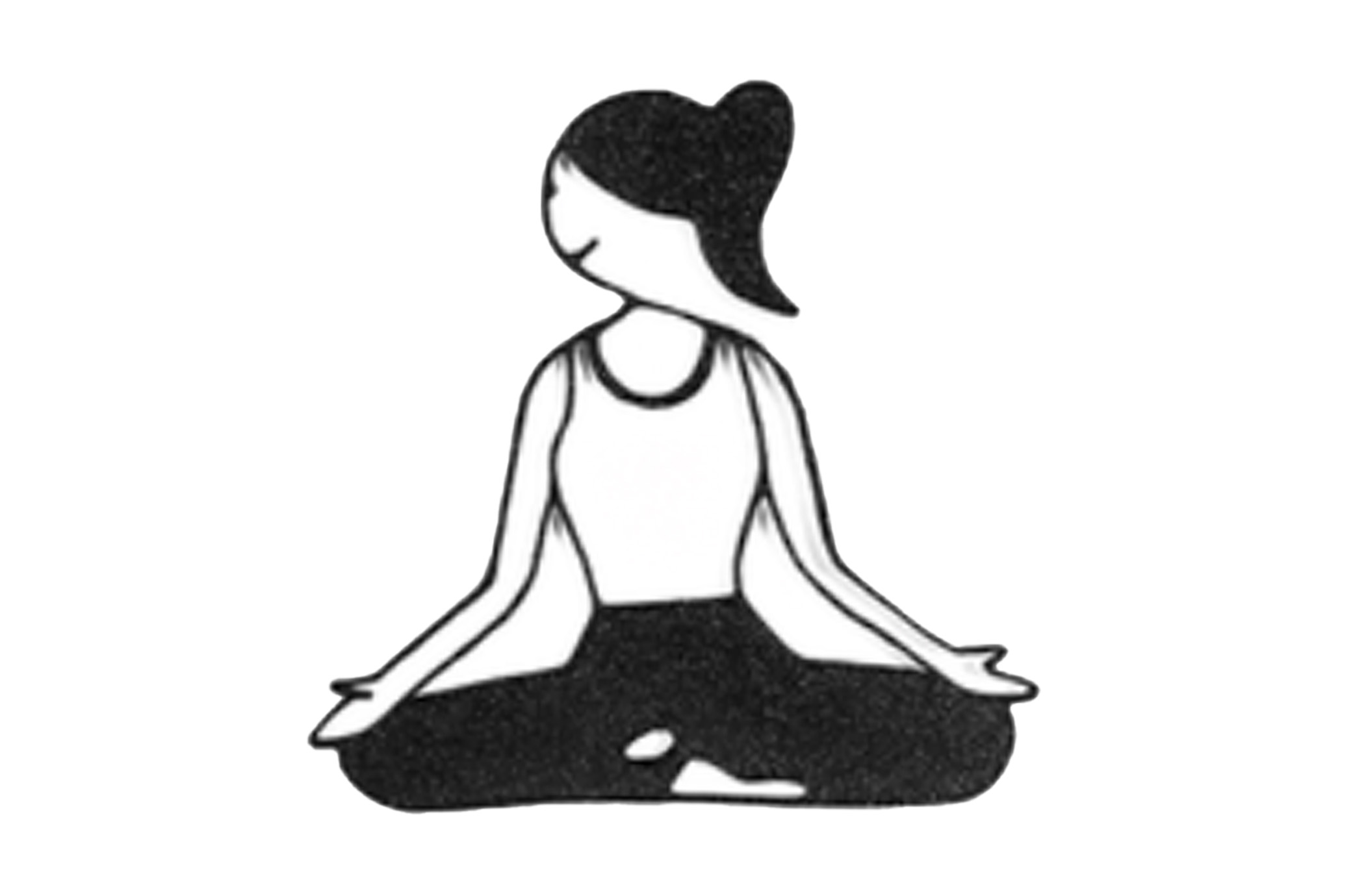 Décorations murales - Yoga pantalon noir