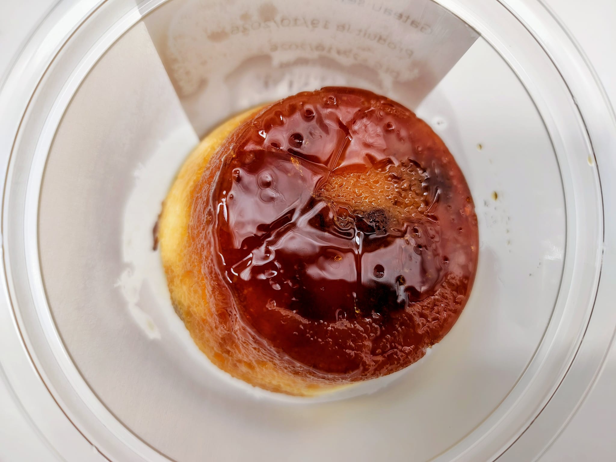 Gâteau de semoule au caramel
