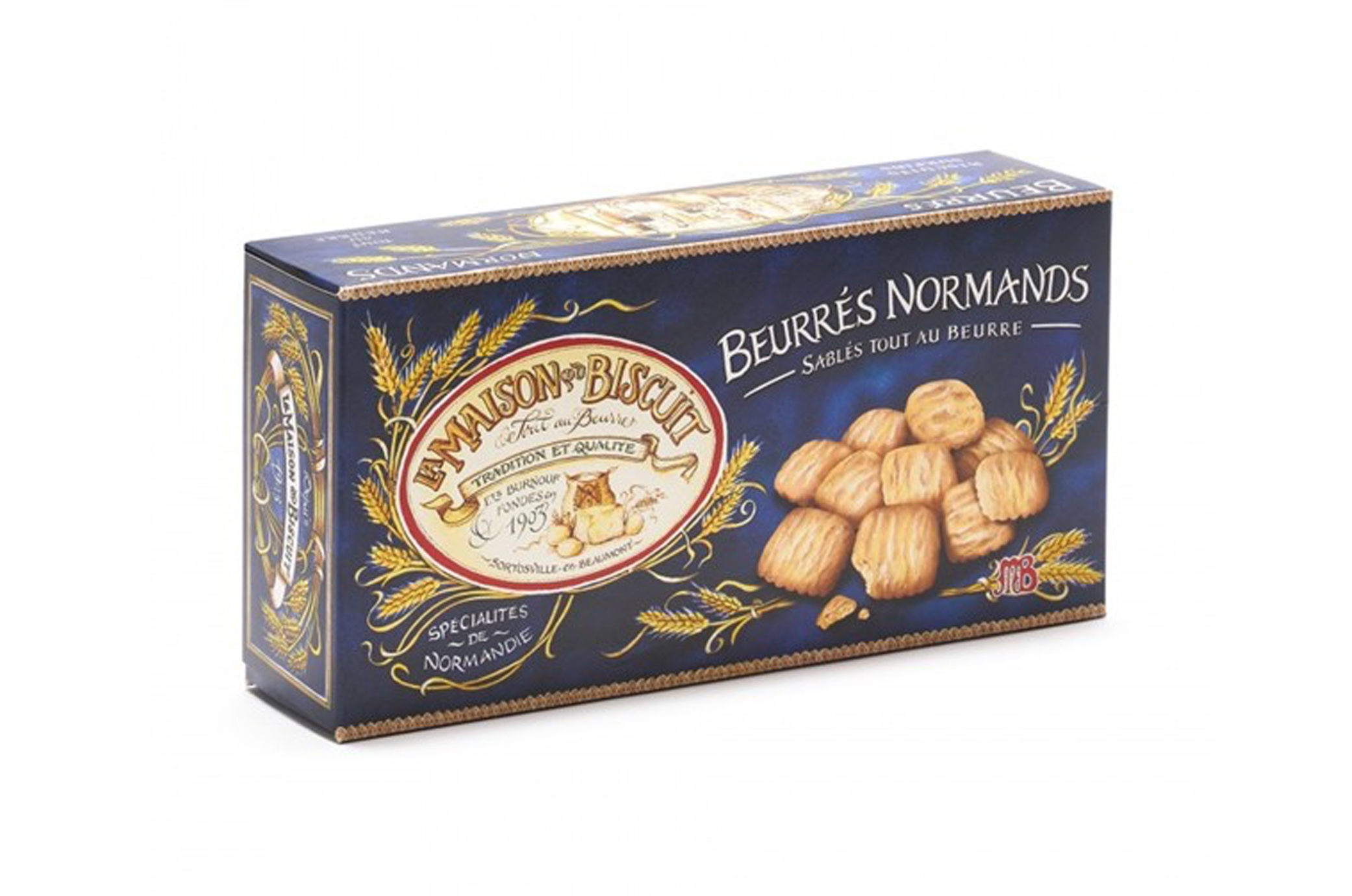 Etui beurrés normands 220g - La maison du biscuit