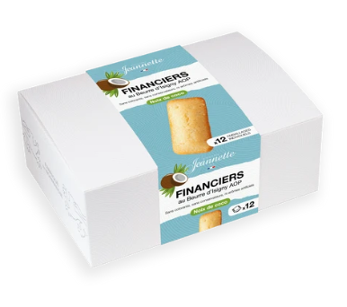 Financiers Noix de Coco Jeannette 1850 – Boîte 300 g