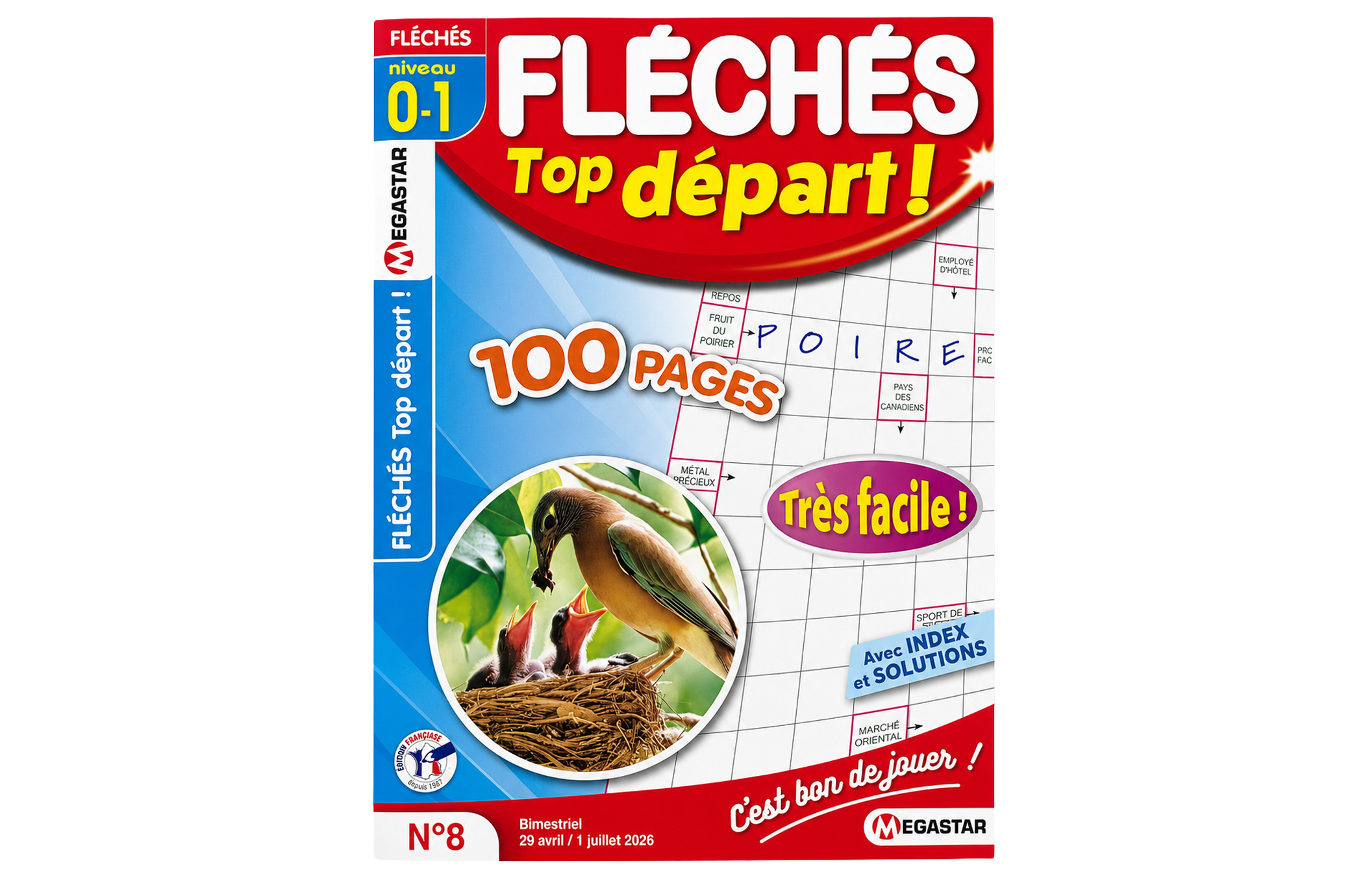 Fléchés Top Départ ! Niveau 0-1 – 100 pages (Megastar)