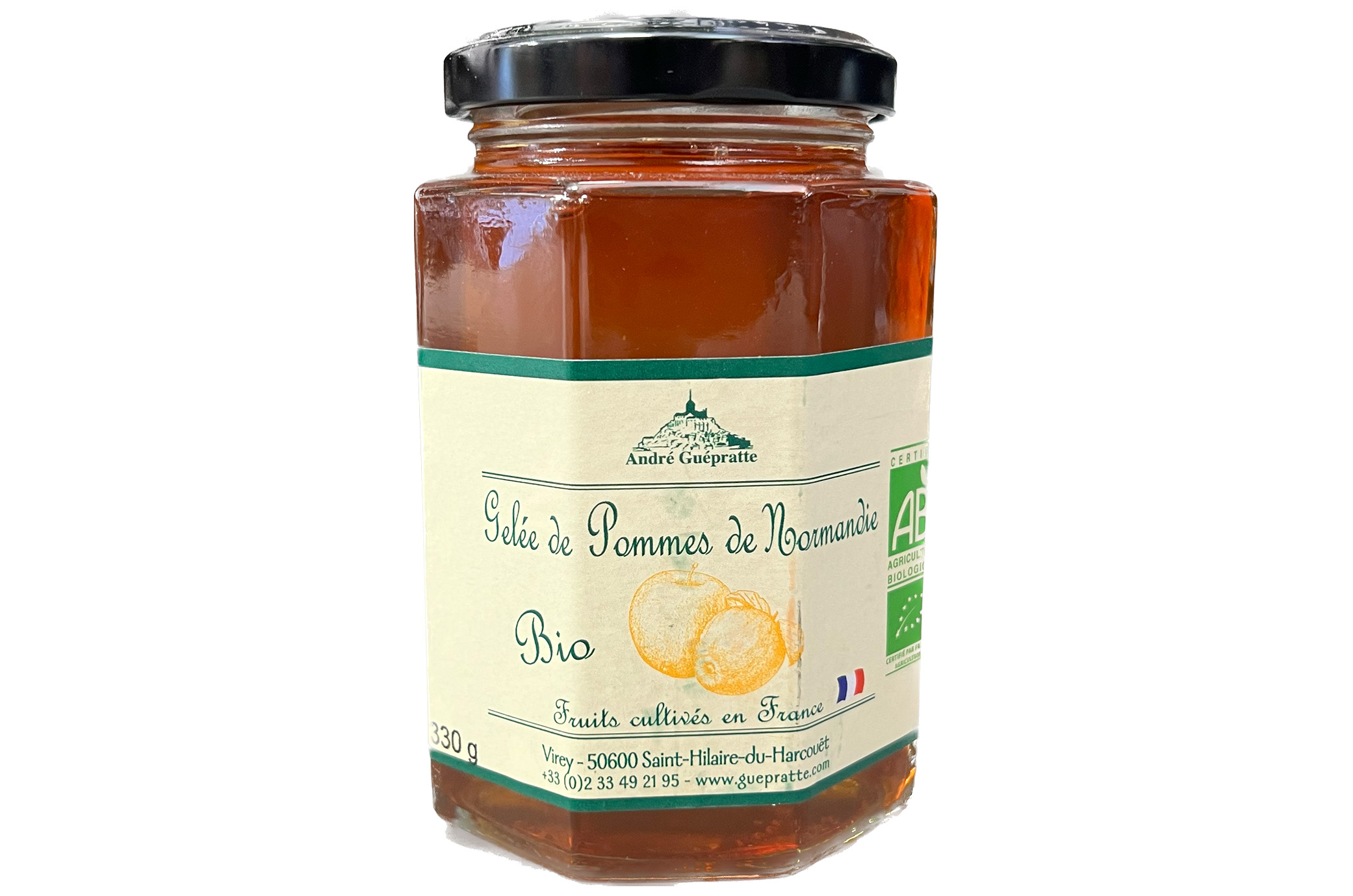 Gelée BIO - Pommes GUEPRATTE 330g