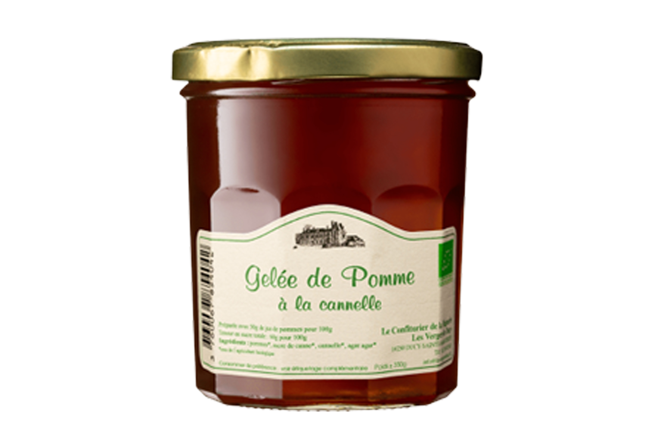 Gelée de pomme à la cannelle 350g - Les Vergers de Ducy