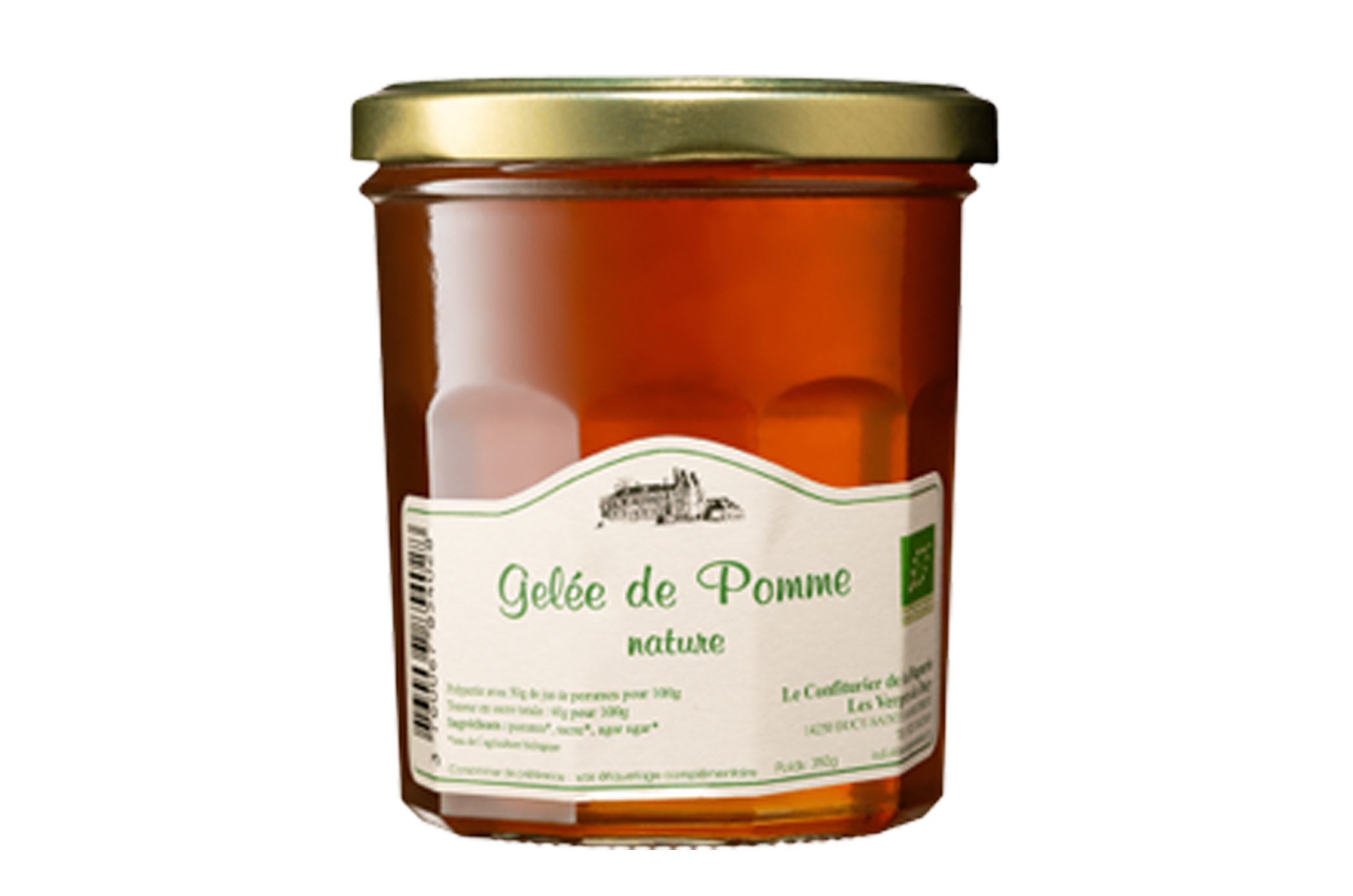 Gelée de pomme nature 350g - Les Vergers de Ducy