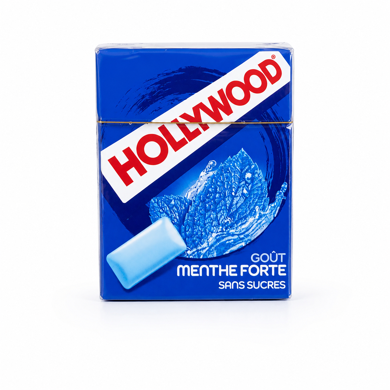Hollywood Menthe Forte Sans Sucres – Chewing-gum – 14 g