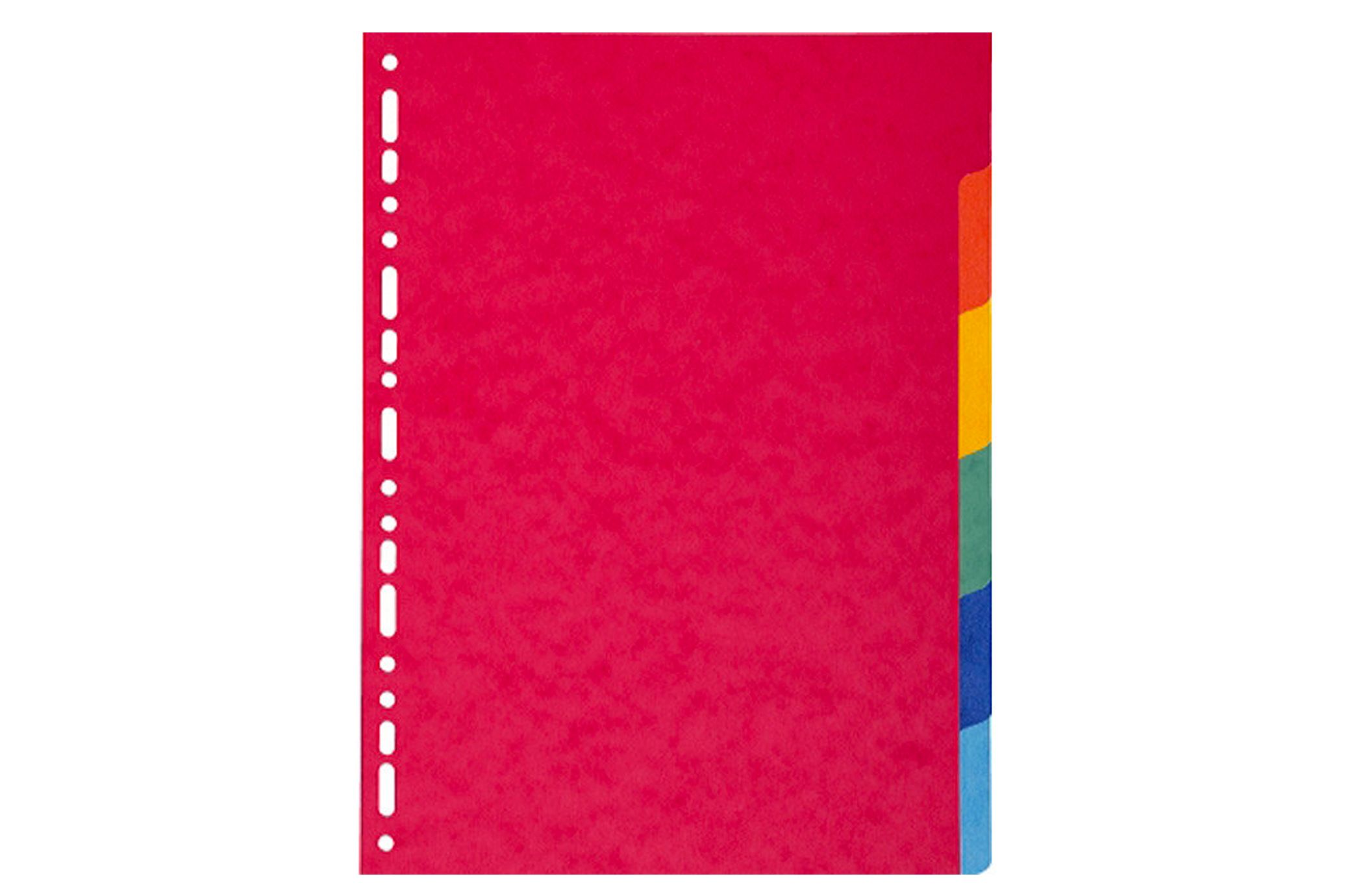 📑 Intercalaires A4 – 6 positions – Carte lustrée – Exacompta