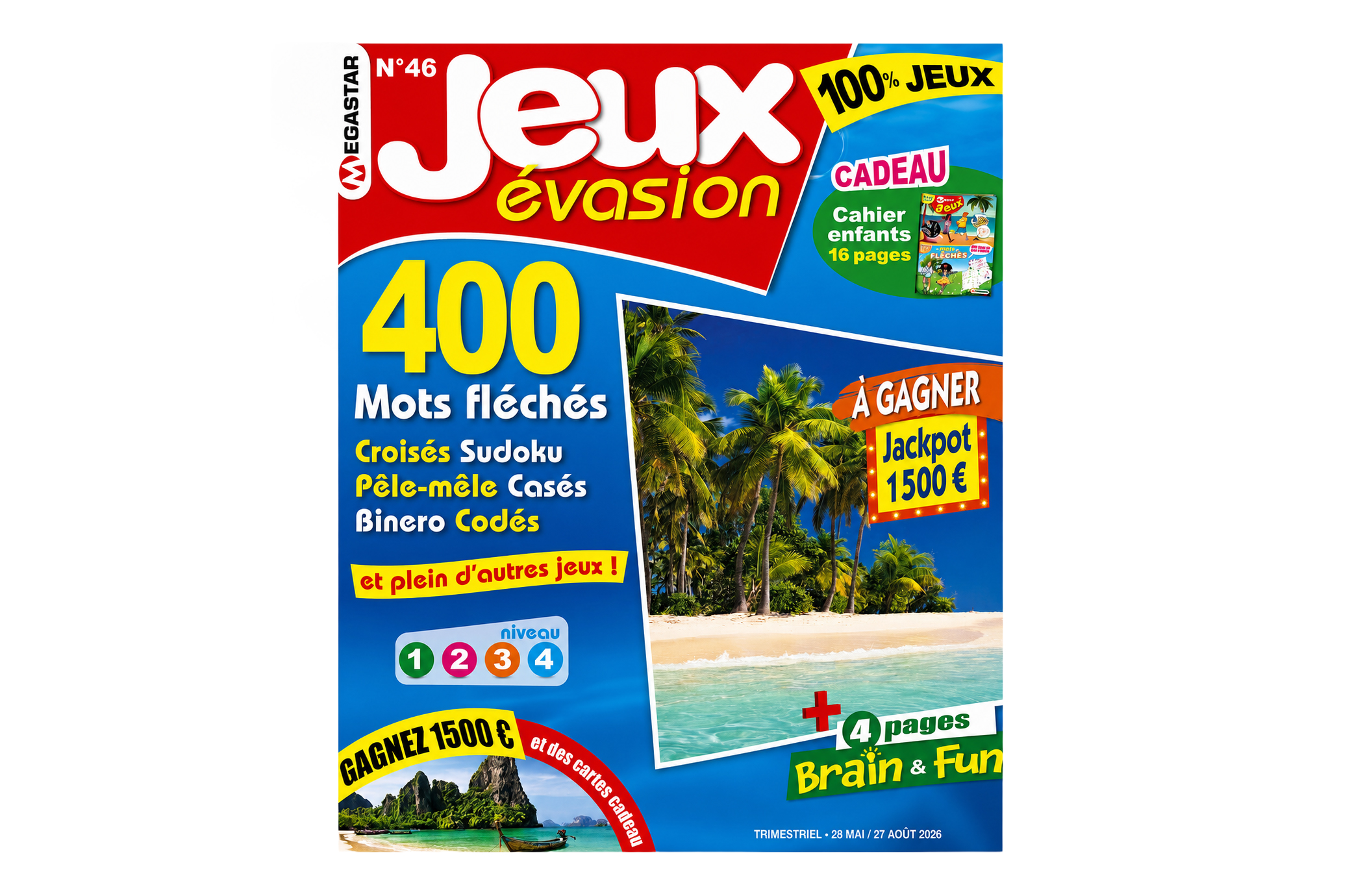 Jeux Évasion – 400 mots fléchés & jeux de réflexion