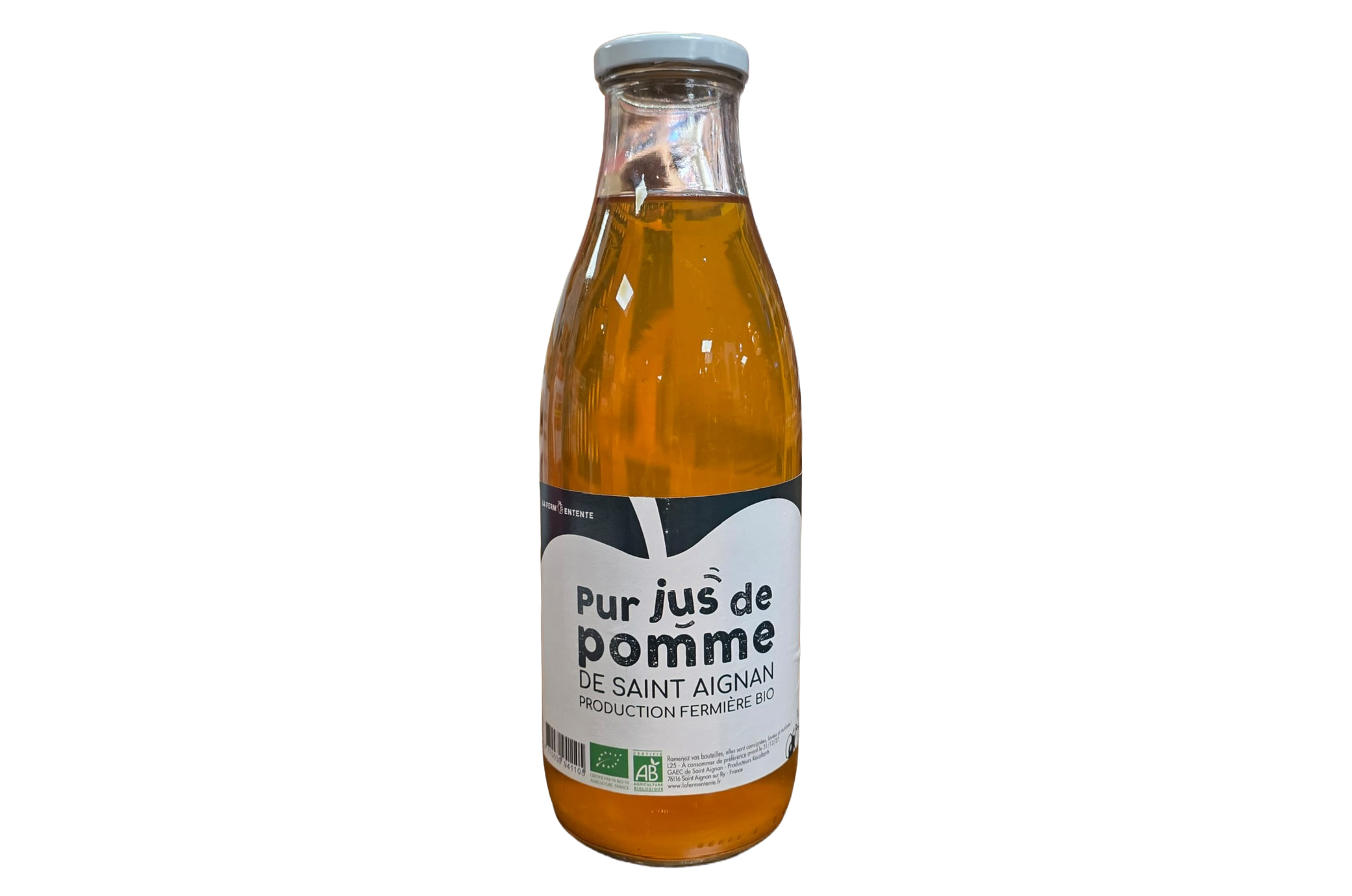 Jus de Pomme Bio 1l – La Ferm’entente