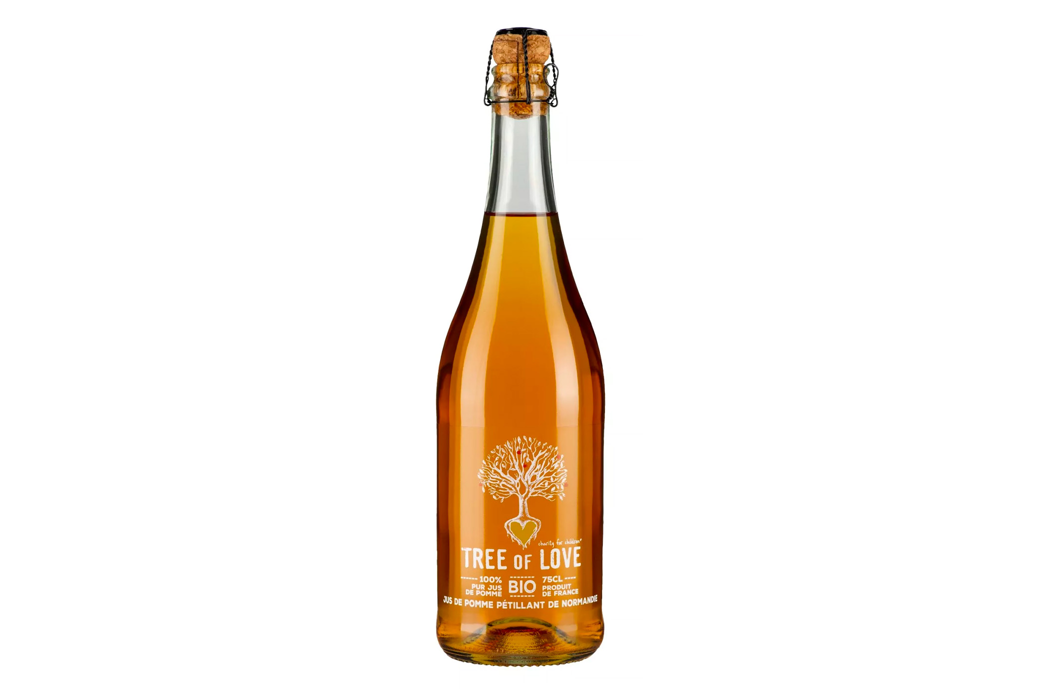 Jus de Pomme Bio Pétillant Tree of Love 75 cl