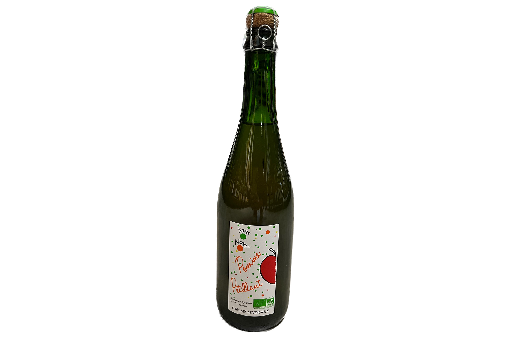 Jus de Pomme Pétillant 75cl GAEC DES CENTAUREES