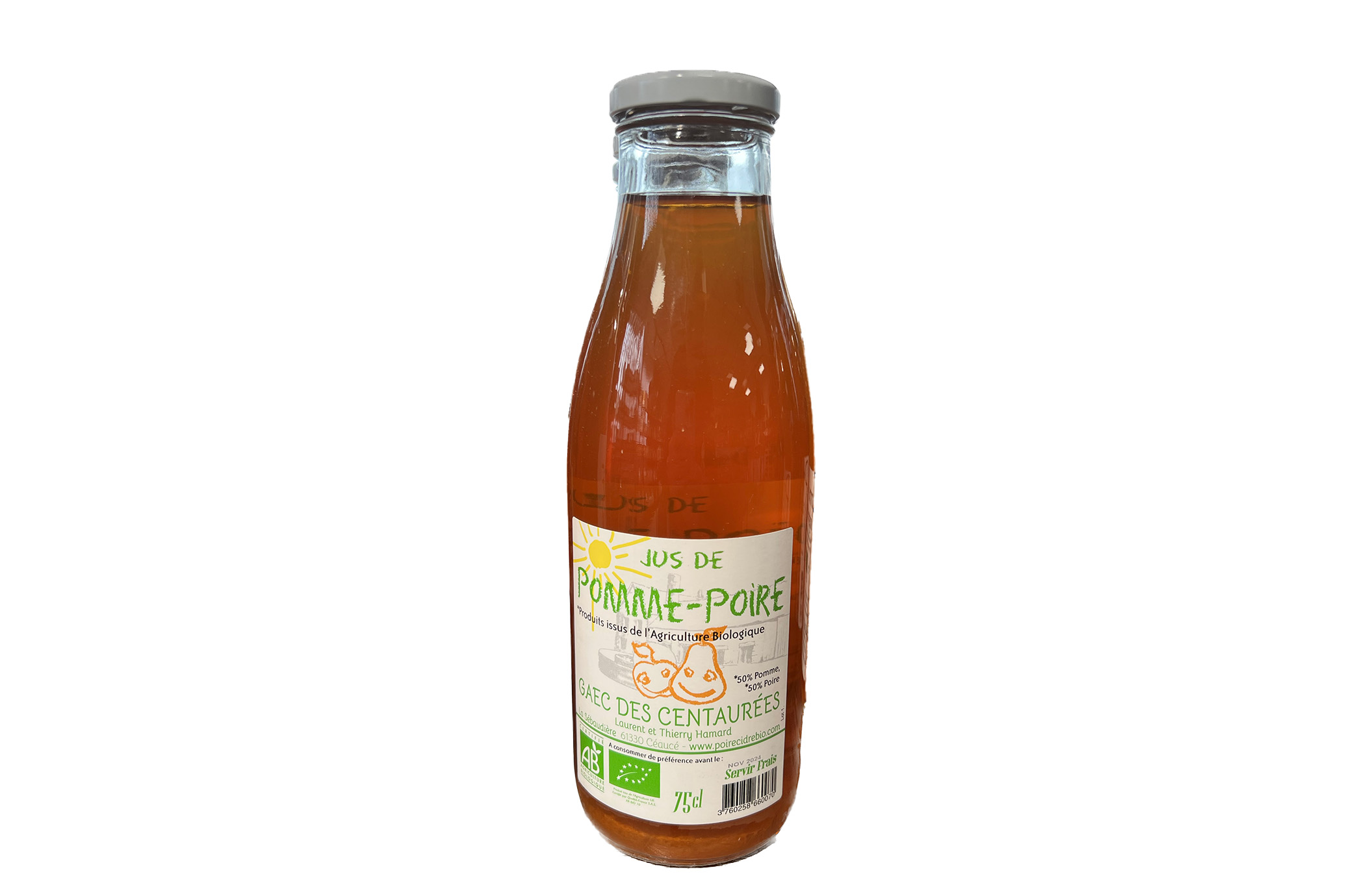 Jus de Pomme Poire 75cl GAEC DES CENTAUREES