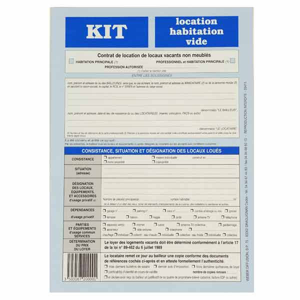 🏠 Kit de Location Habitation Vide Weber – Format A4