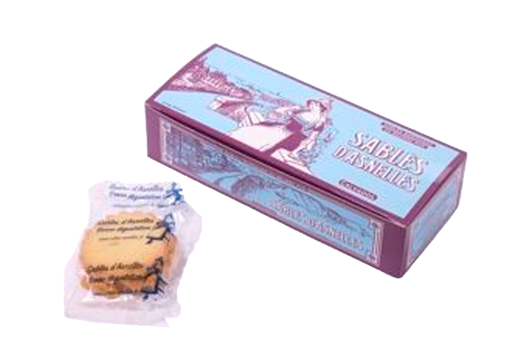 La boîte bleue "La Normande", sablés pur beurre 115g