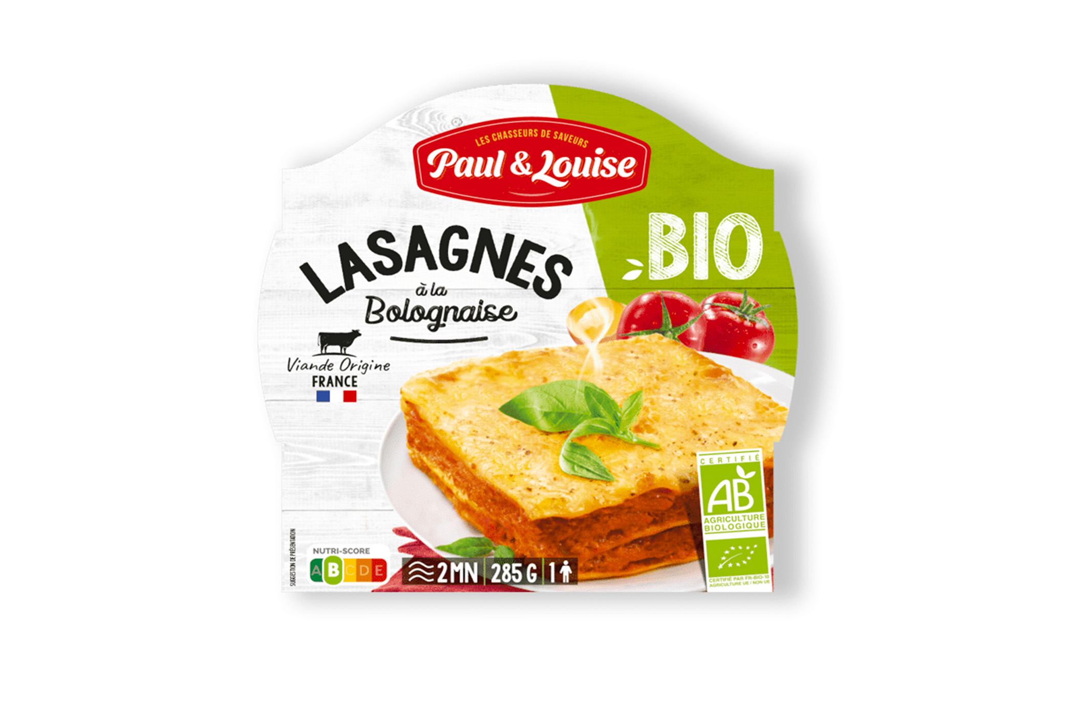 Lasagnes à la Bolognaise BIO (285g)