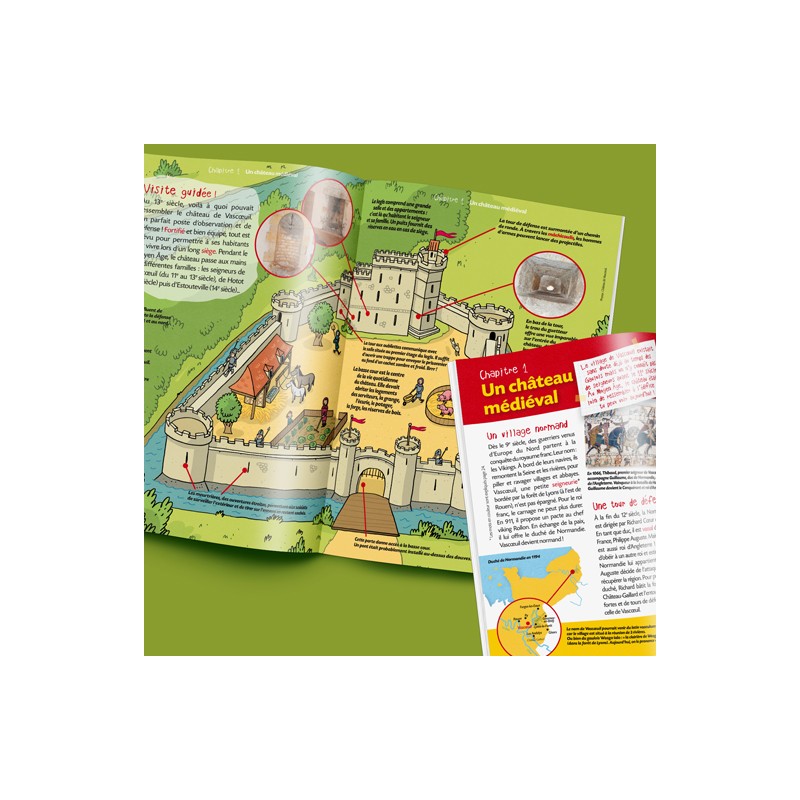 JEUNESSE - Le château de Vascœuil