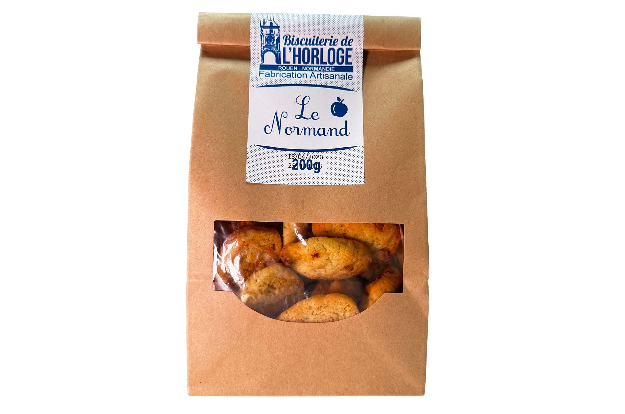 Le Normand aux pommes 250G - Biscuiterie de l'horloge