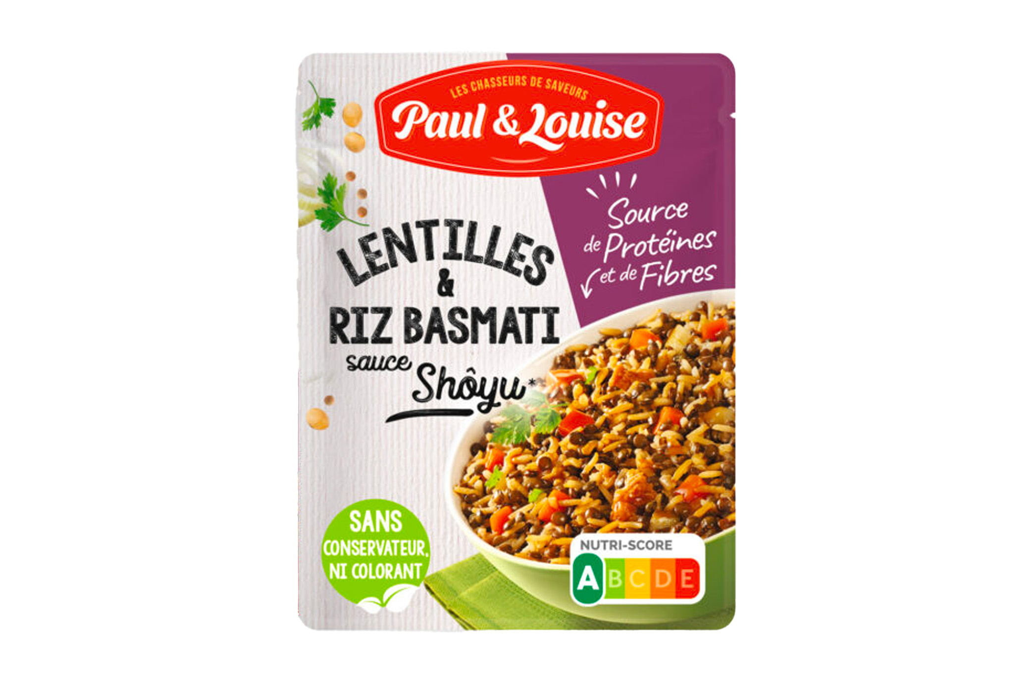 Lentilles & riz basmati sauce Shôyu (250g)