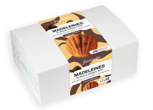 Madeleines Choco & Nature Jeannette 1850 – Boîte 250 g