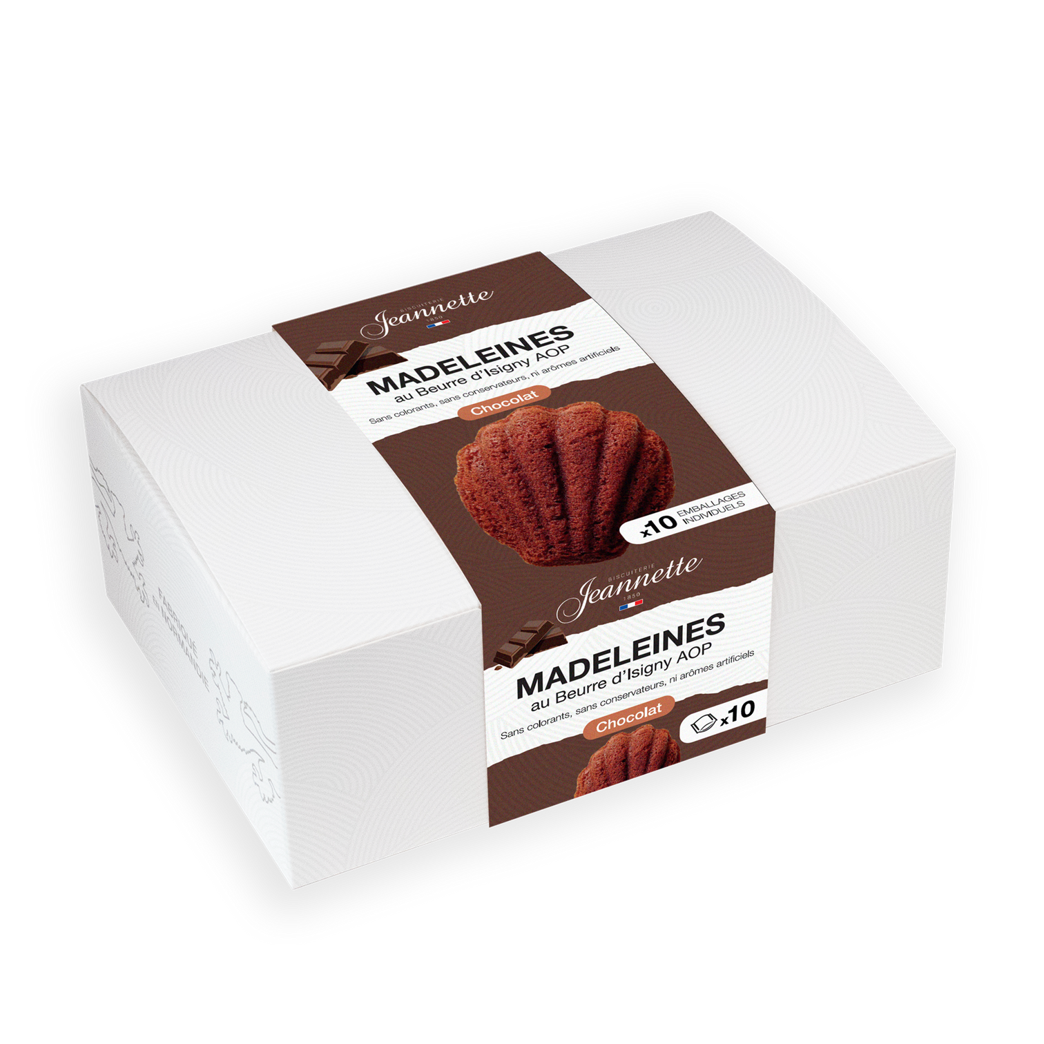 Madeleines au Chocolat 250g – Biscuiterie Jeannette