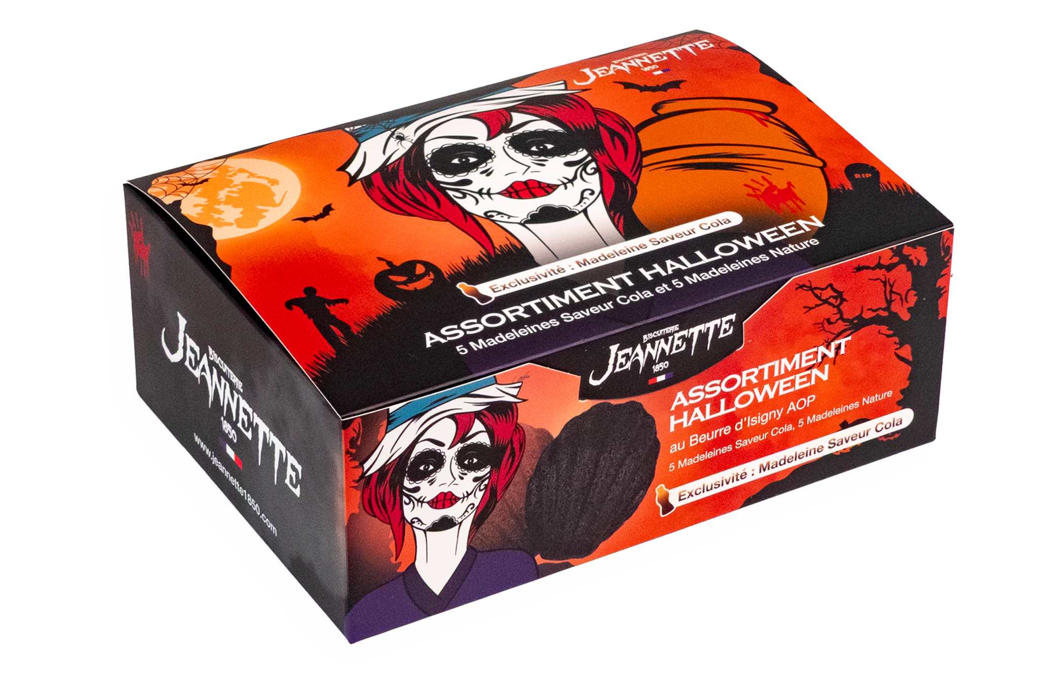Madeleines Halloween – Biscuiterie Jeannette 1850 – 250 g