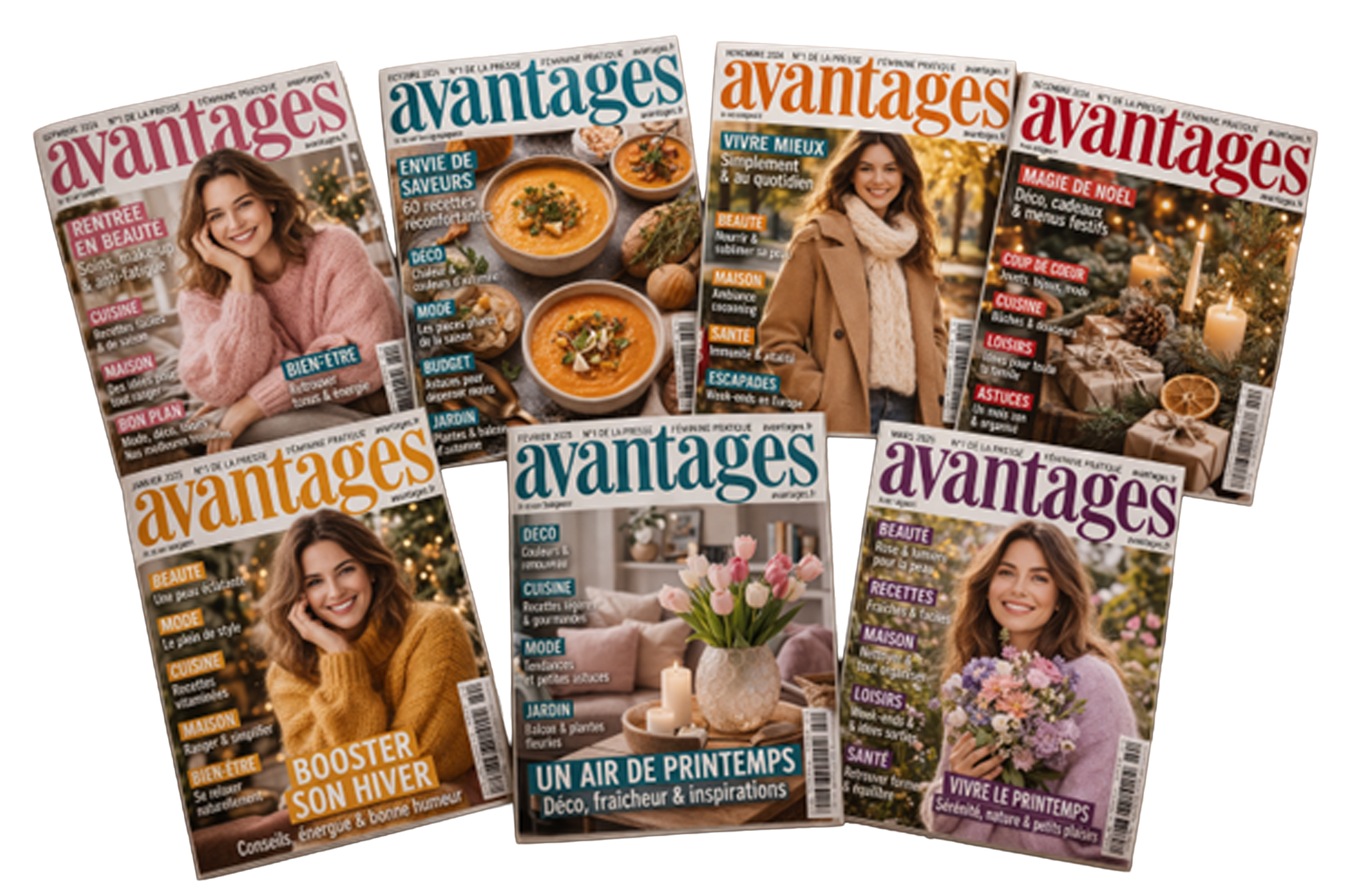 Magazine Mensuel : AVANTAGES