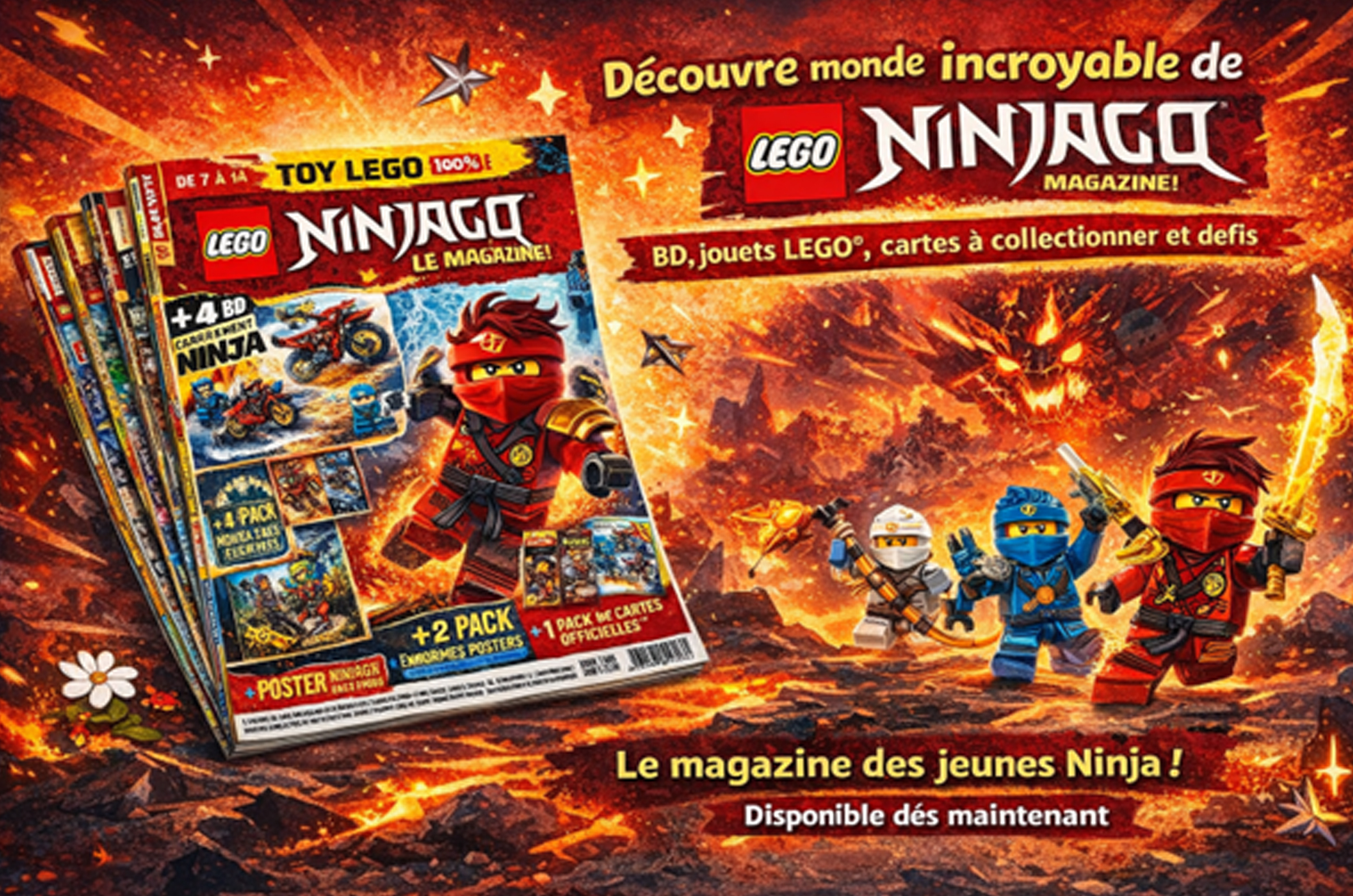 Magazine Mensuel : LEGO NINJAGO