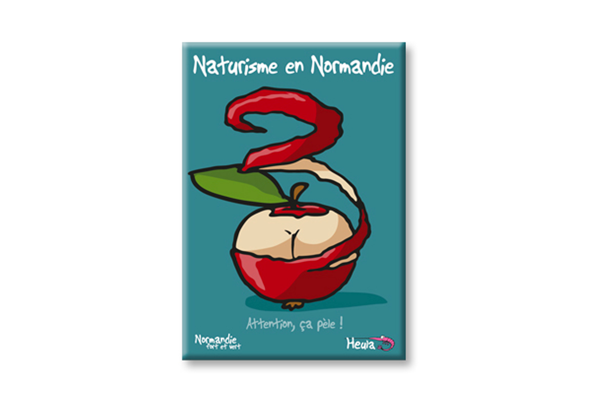 Magnet "Ca pèle - Naturisme en Normandie"