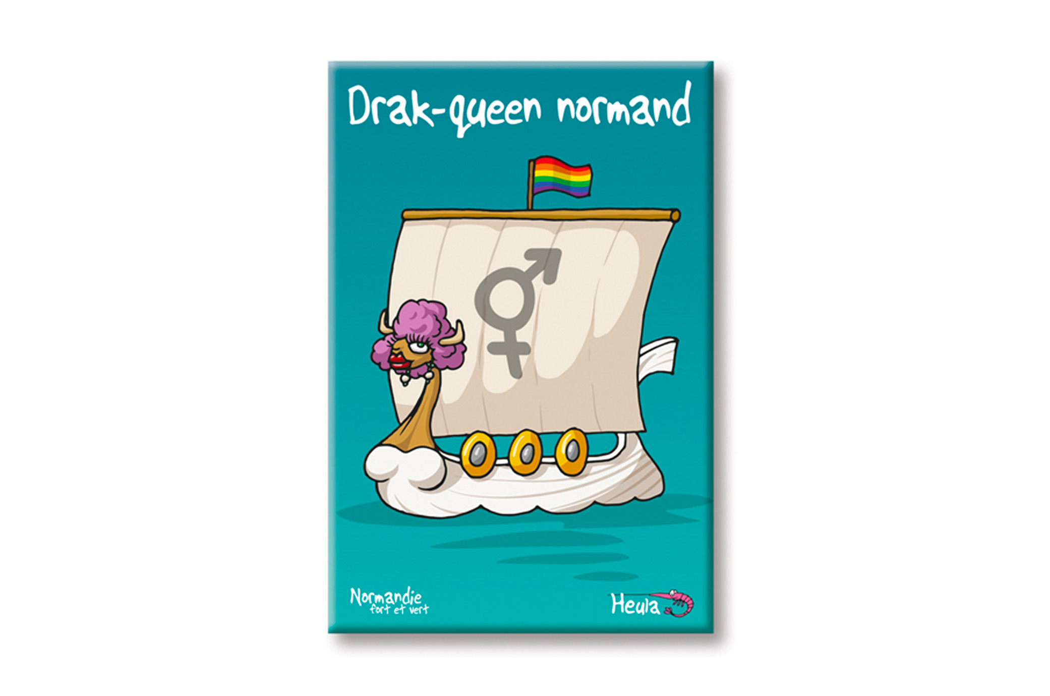 Magnet "Drak-queen normand"