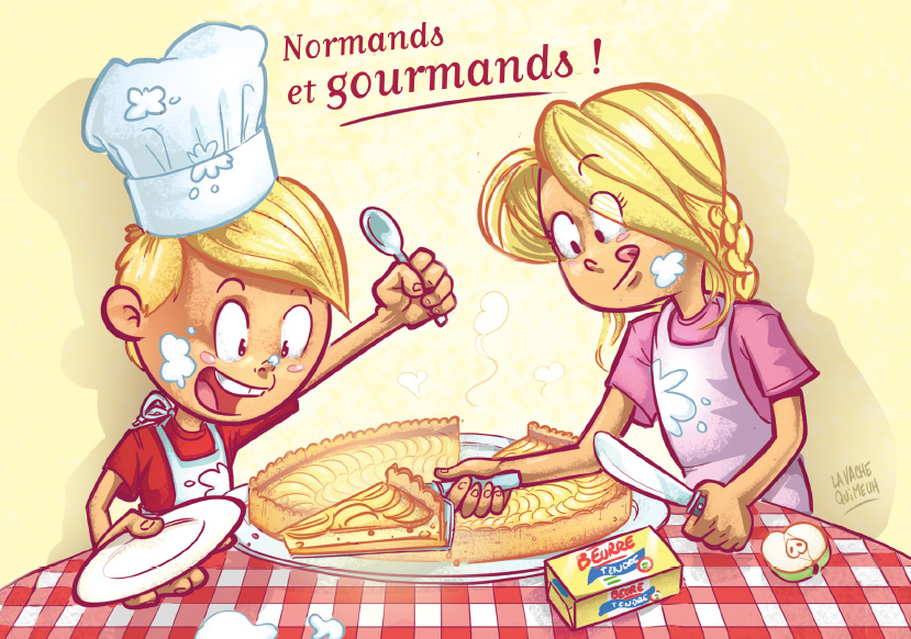 MAGNET Les P’tits Normands cuisinent au beurre
