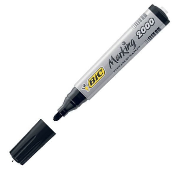 🖊️ Marqueur Permanent BIC Marking 2000 – Noir – Pointe Ogive