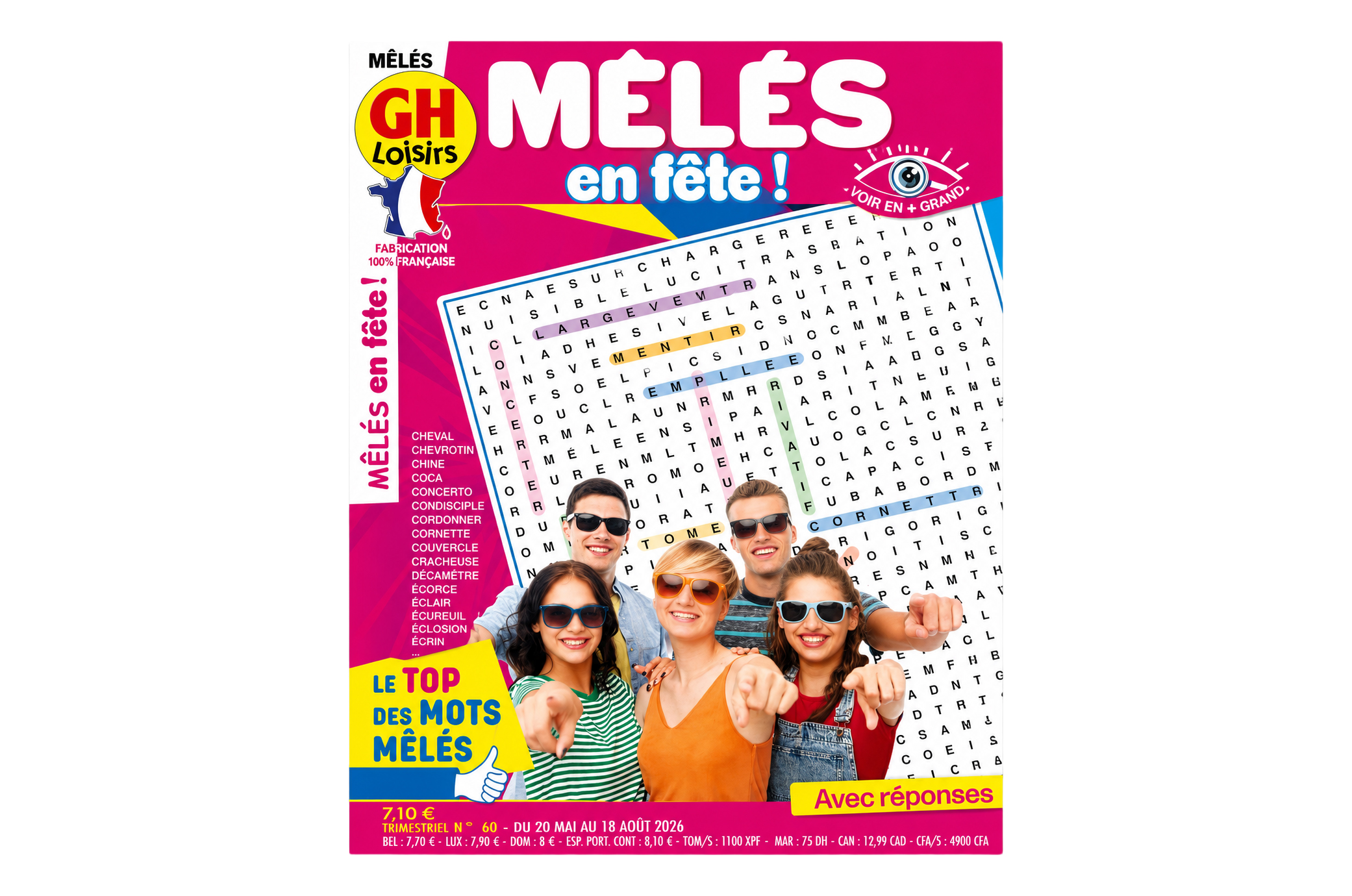 Mêlés en Fête – Le Top des Mots Mêlés