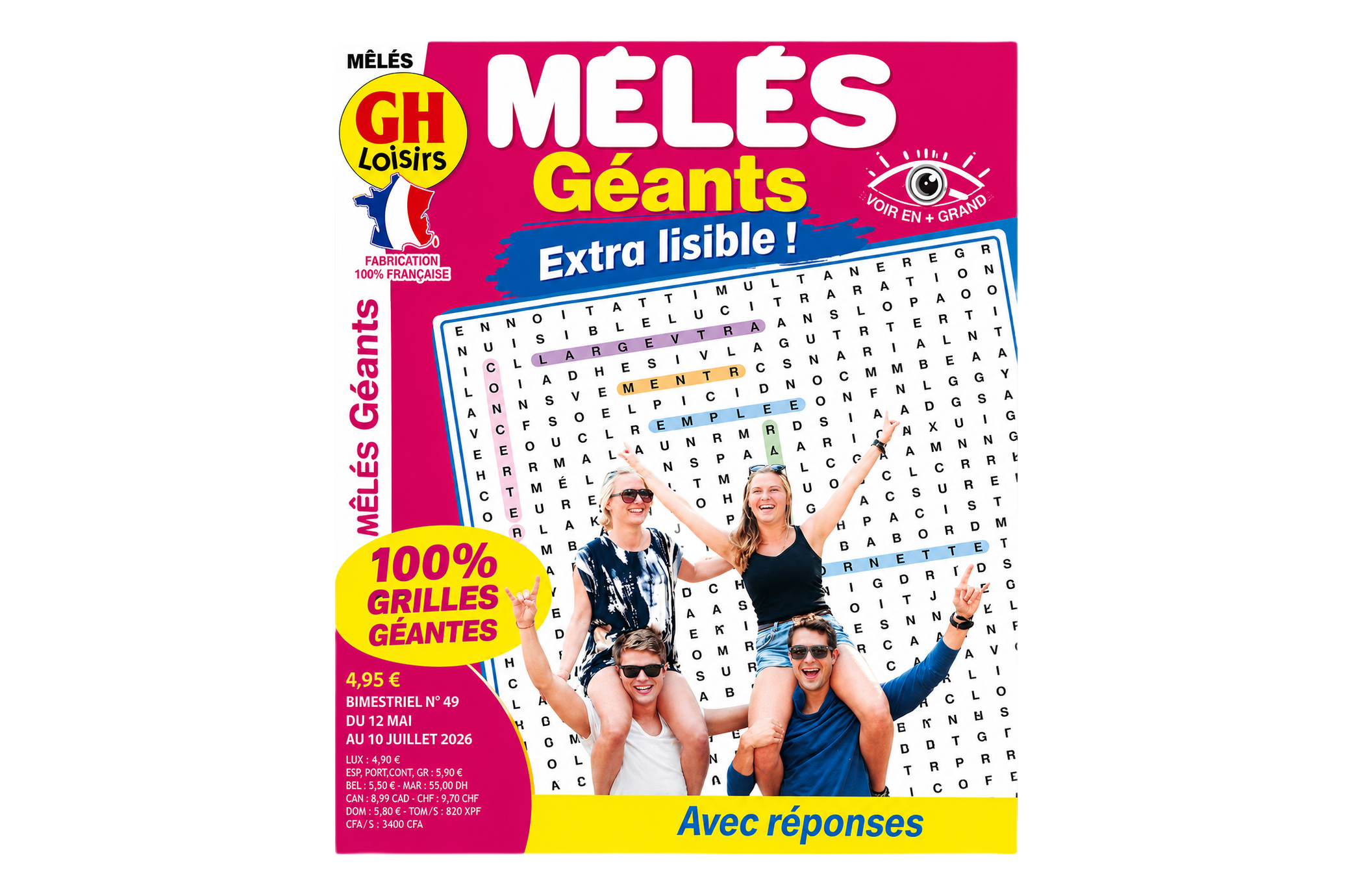 Mêlés Géants – Extra lisible !