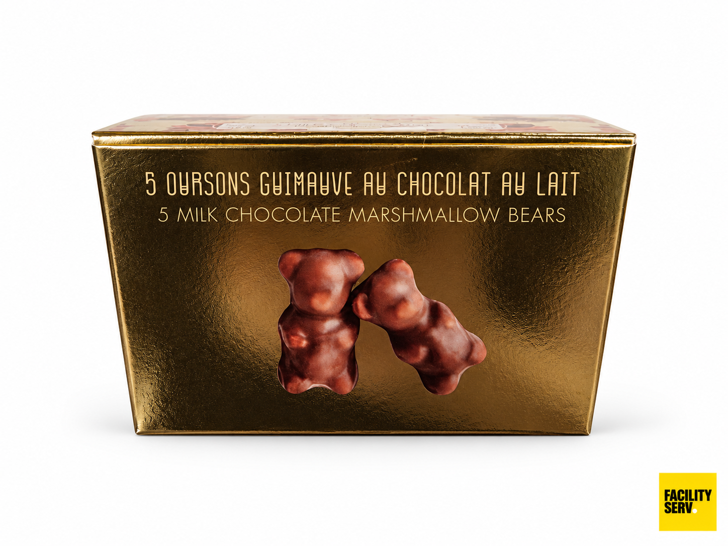 Mini ballotin 5 oursons guimauve au chocolat au lait – Maxim’s de Paris – 45 g