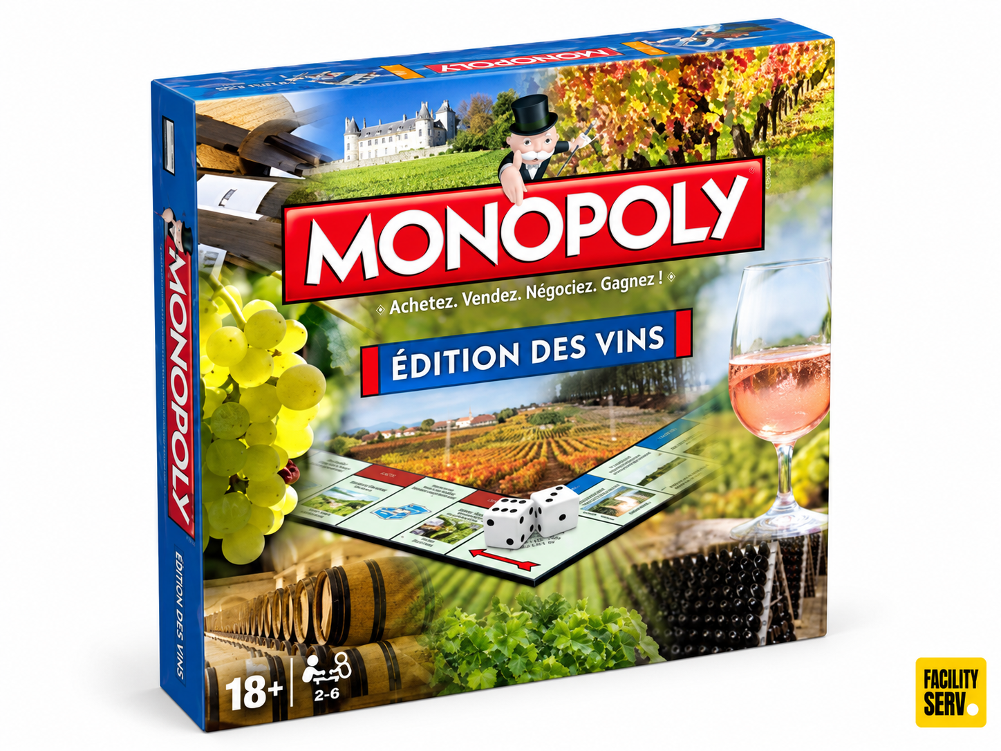 Monopoly Édition des Vins — Jeu de société — Winning Moves